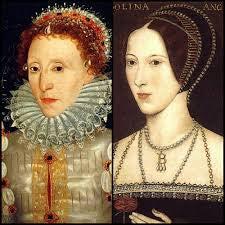 Queen Elizabeth and Anne Boleyn 