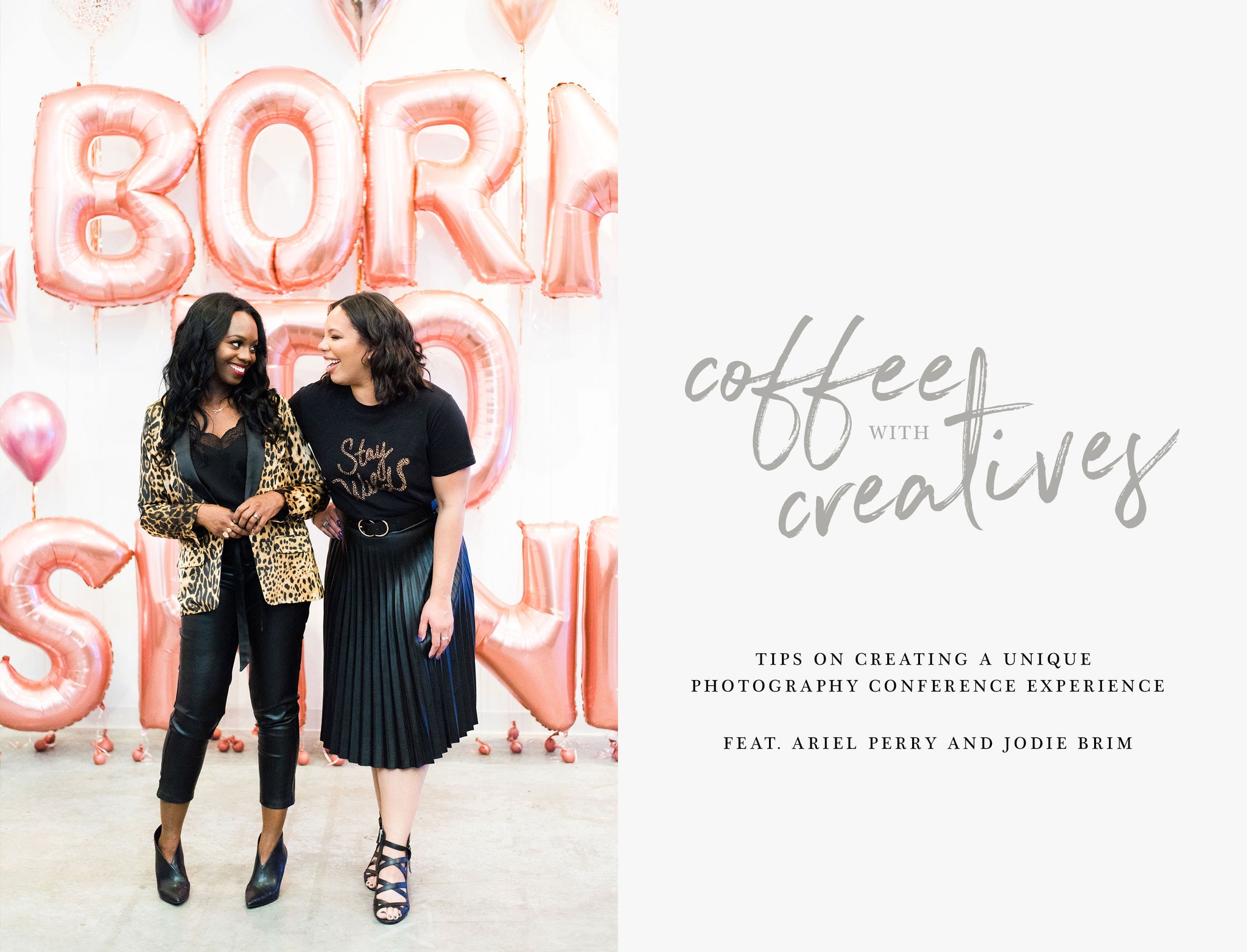 Coffee with Creatives: Tips on Creating a Unique Photography Conference Experience