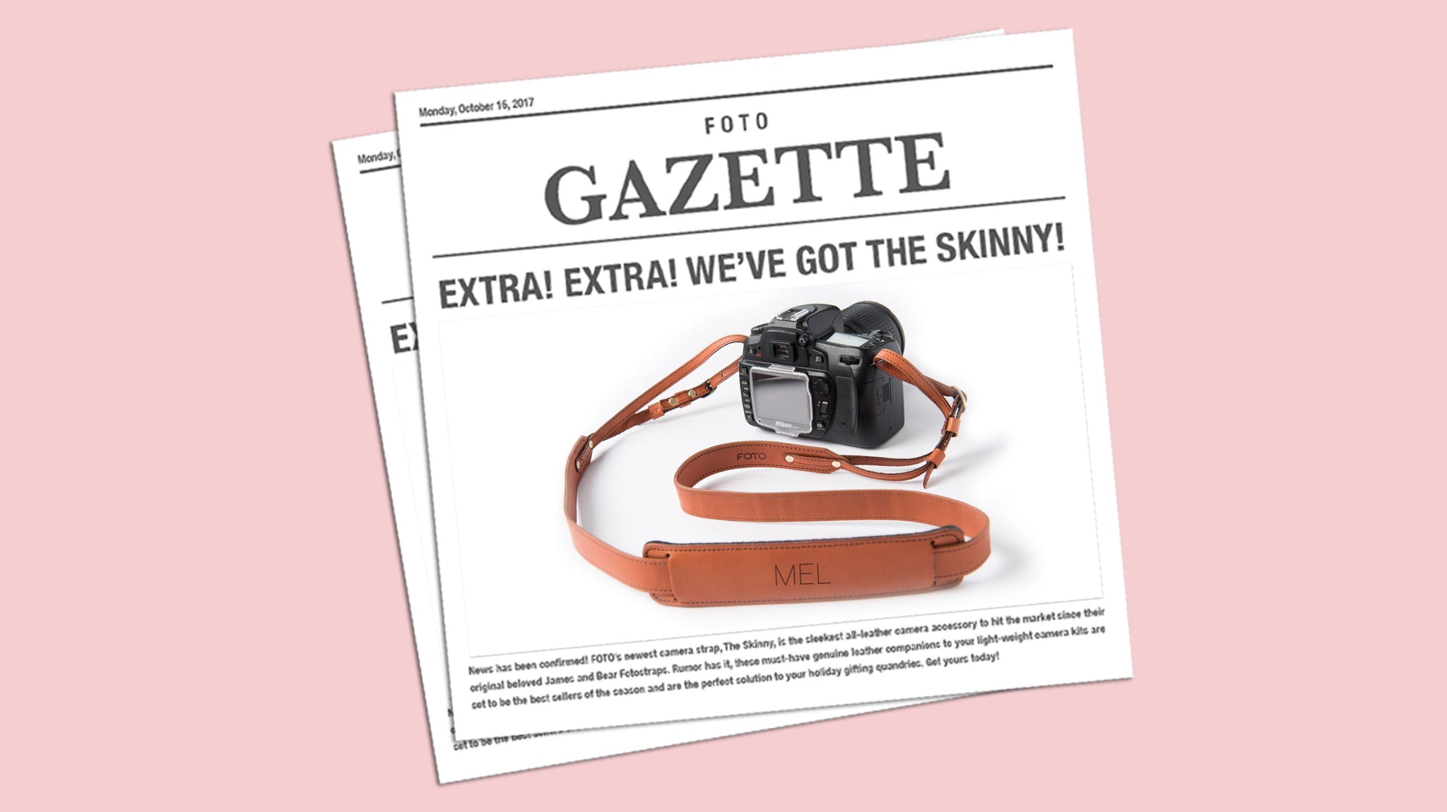 FOTO Blog | The Skinny on our Newest Camera Strap