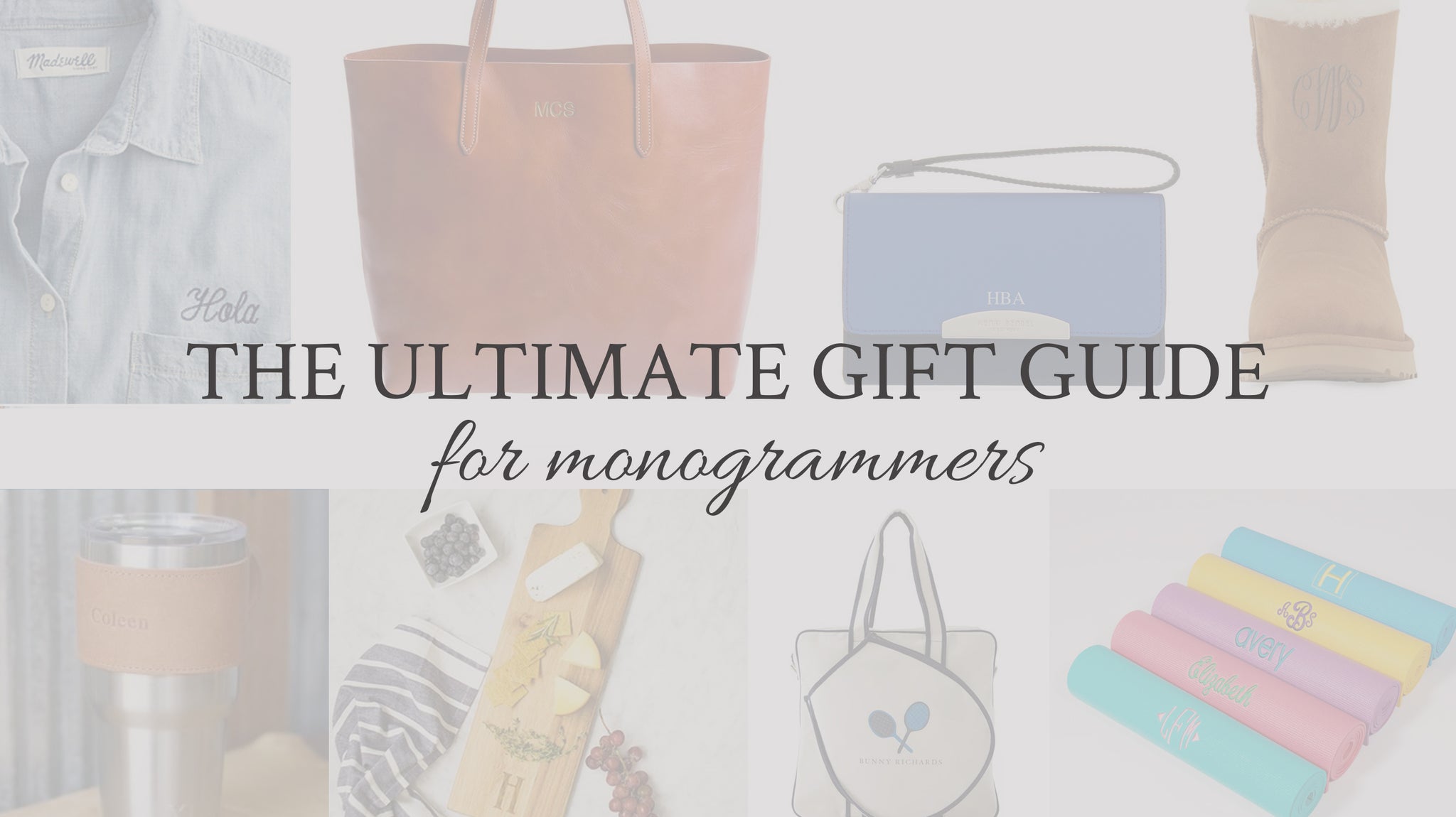Ultimate Gift Guide for Monogrammers | FOTO Blog