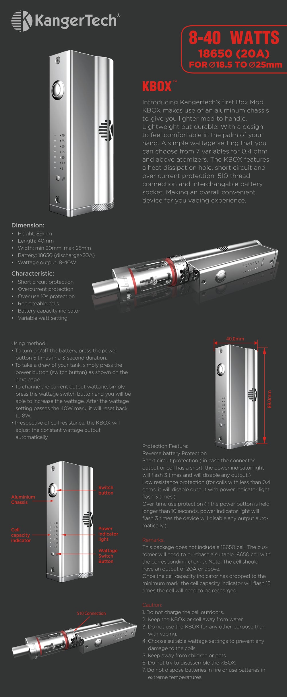 DNA 40, Aspire CF Sub Ohm Battery, Kanger Subtank Mini, RDA et autres questions KBOX_5f841890-cc00-4a5f-a06c-7f92baab439b