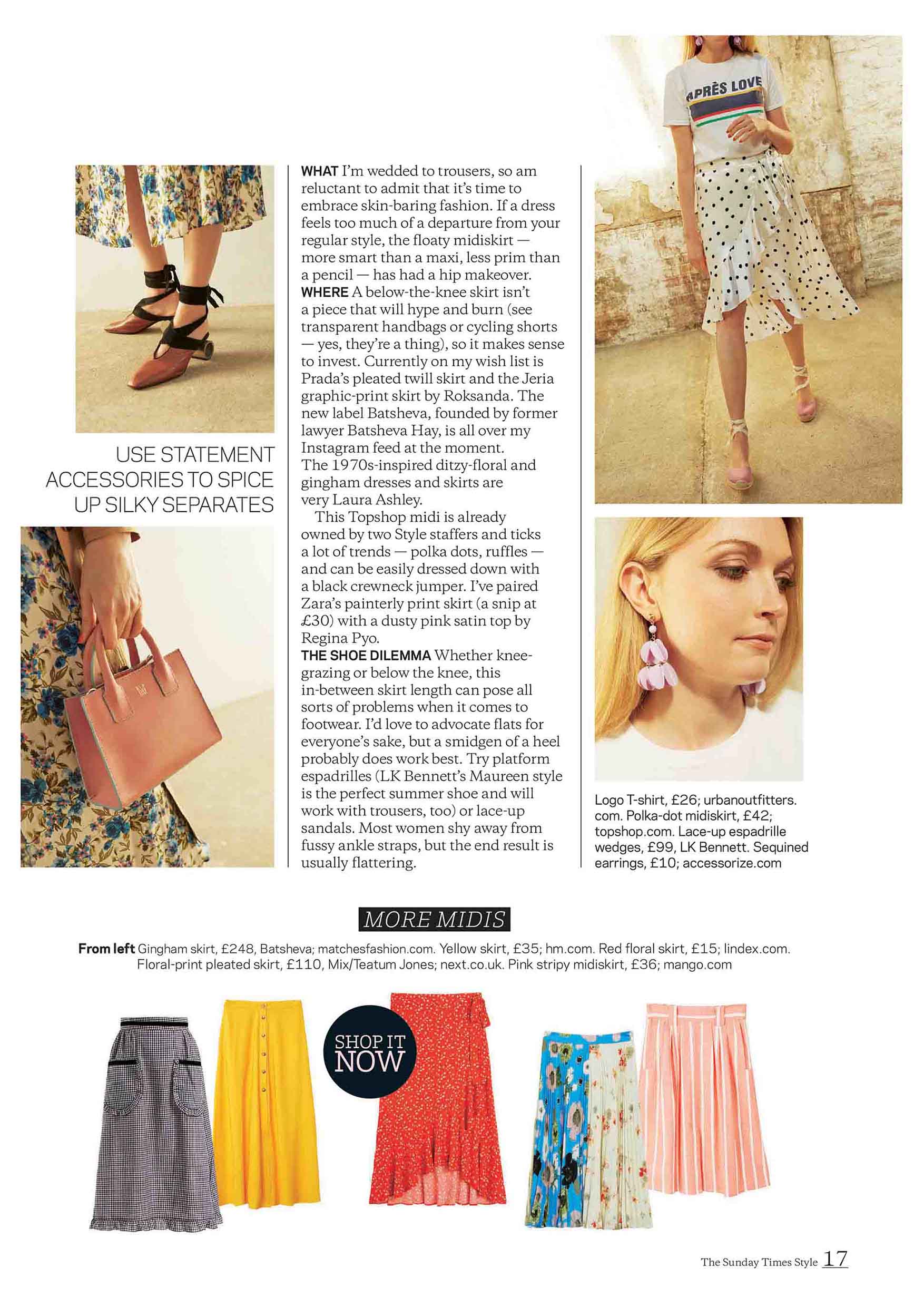 The Sunday Times Style Magazine Pink Mini Tote