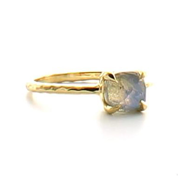 Mini Protect Ring - Labradorite & Gold