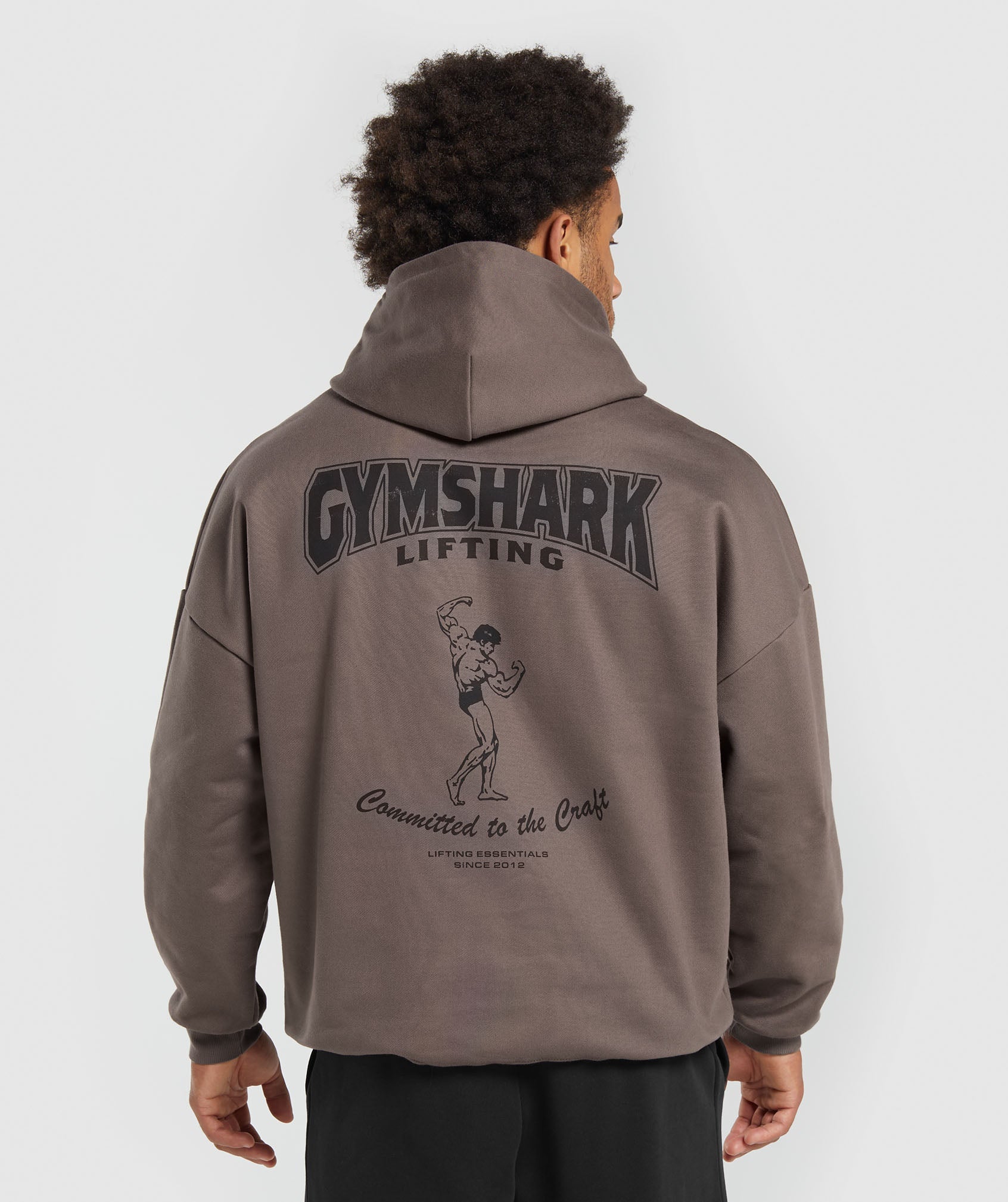 Gymshark Committed to the Craft Hoodie - Dusty Brown