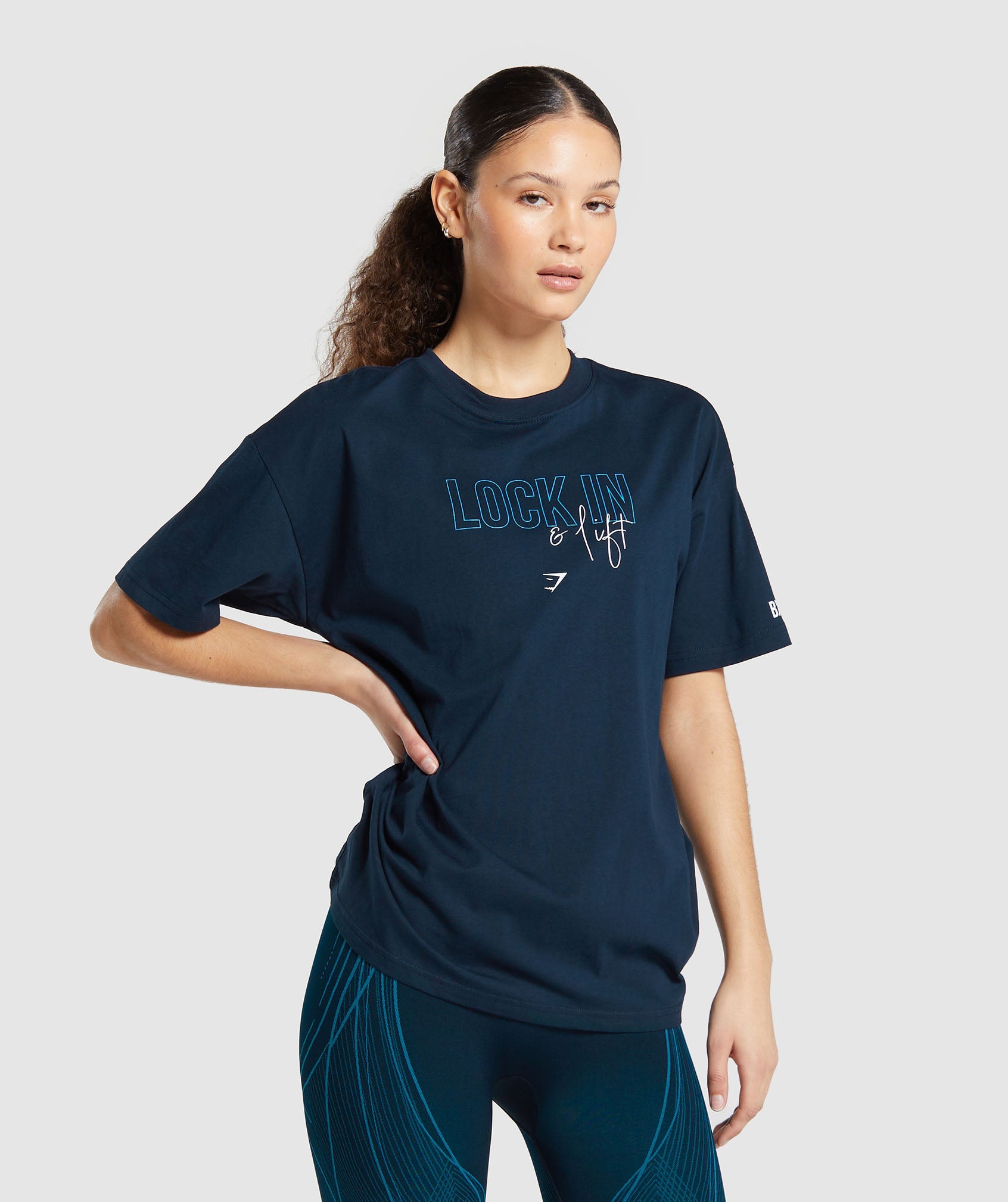 Gymshark GS x Analis T-Shirt - Midnight Blue