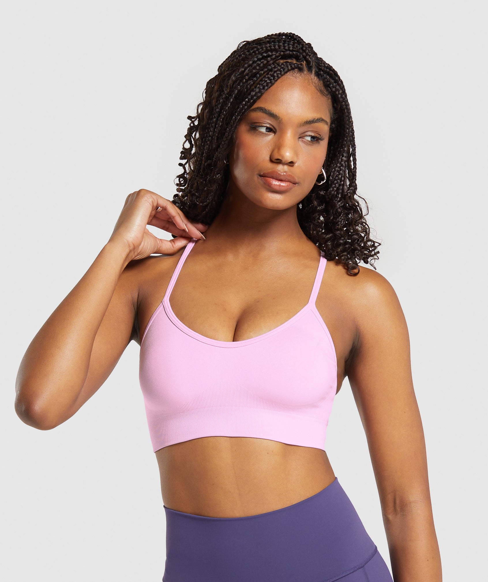 Gymshark GS x Anna Sports Bra - Lilac Pink