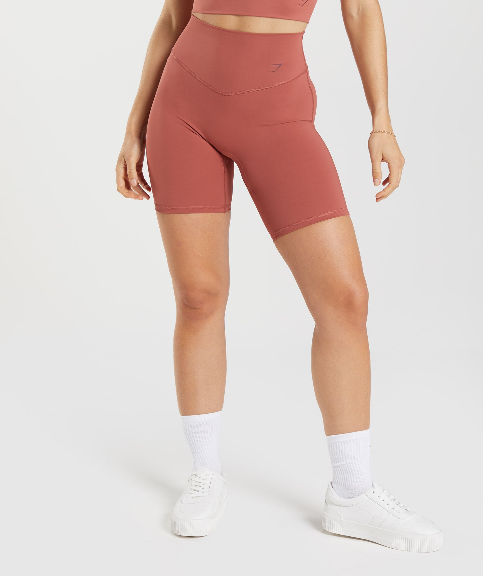 Gymshark Elevate Cycling Shorts - Rose Brown