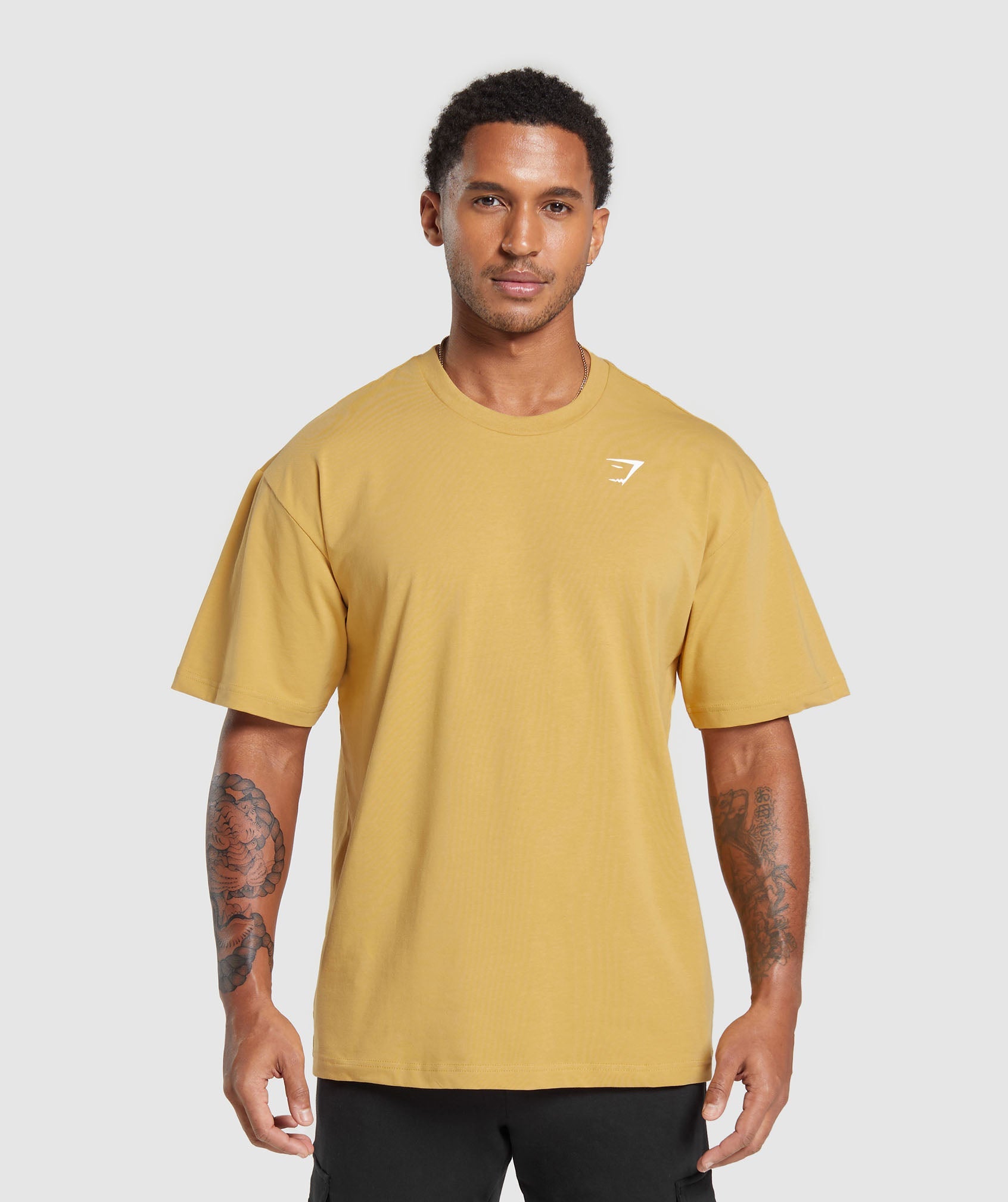 Gymshark Essential Oversized T-Shirt - Rustic Yellow