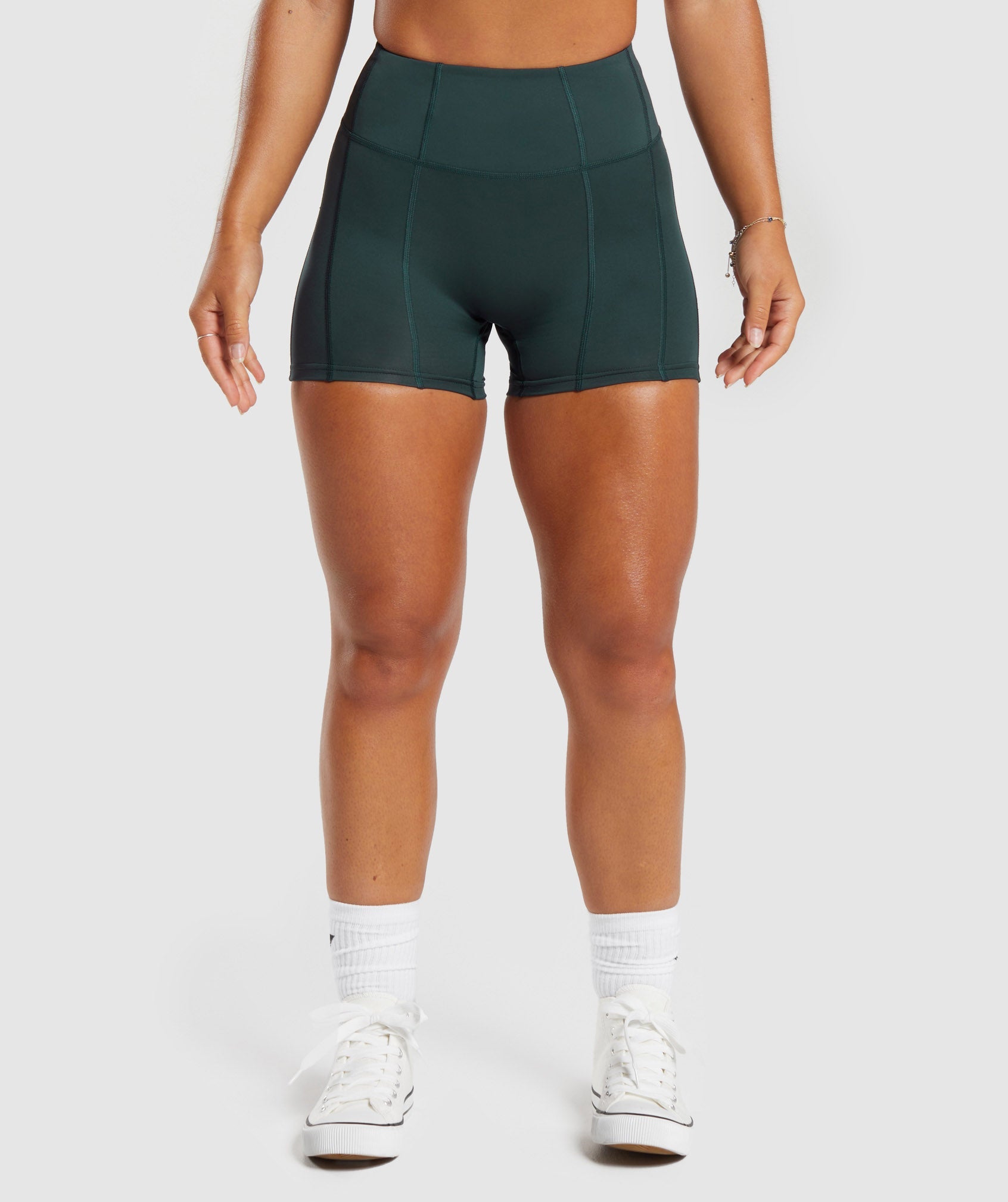 Gymshark GS Power High Rise Shorts - Darkest Teal