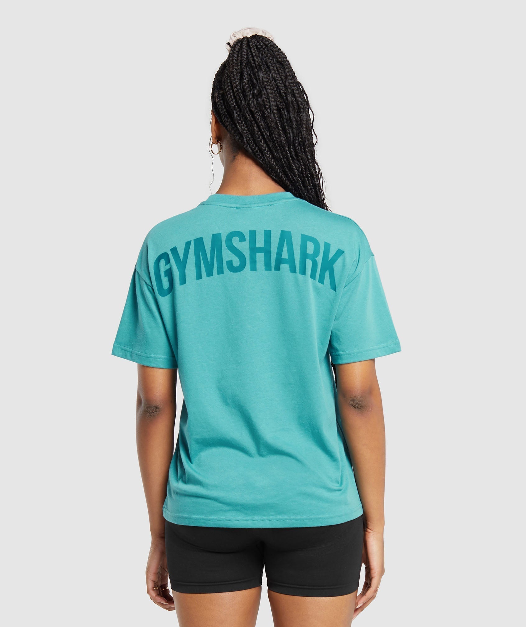 Gymshark GS Power Oversized T-Shirt - Bondi Teal | Gymshark