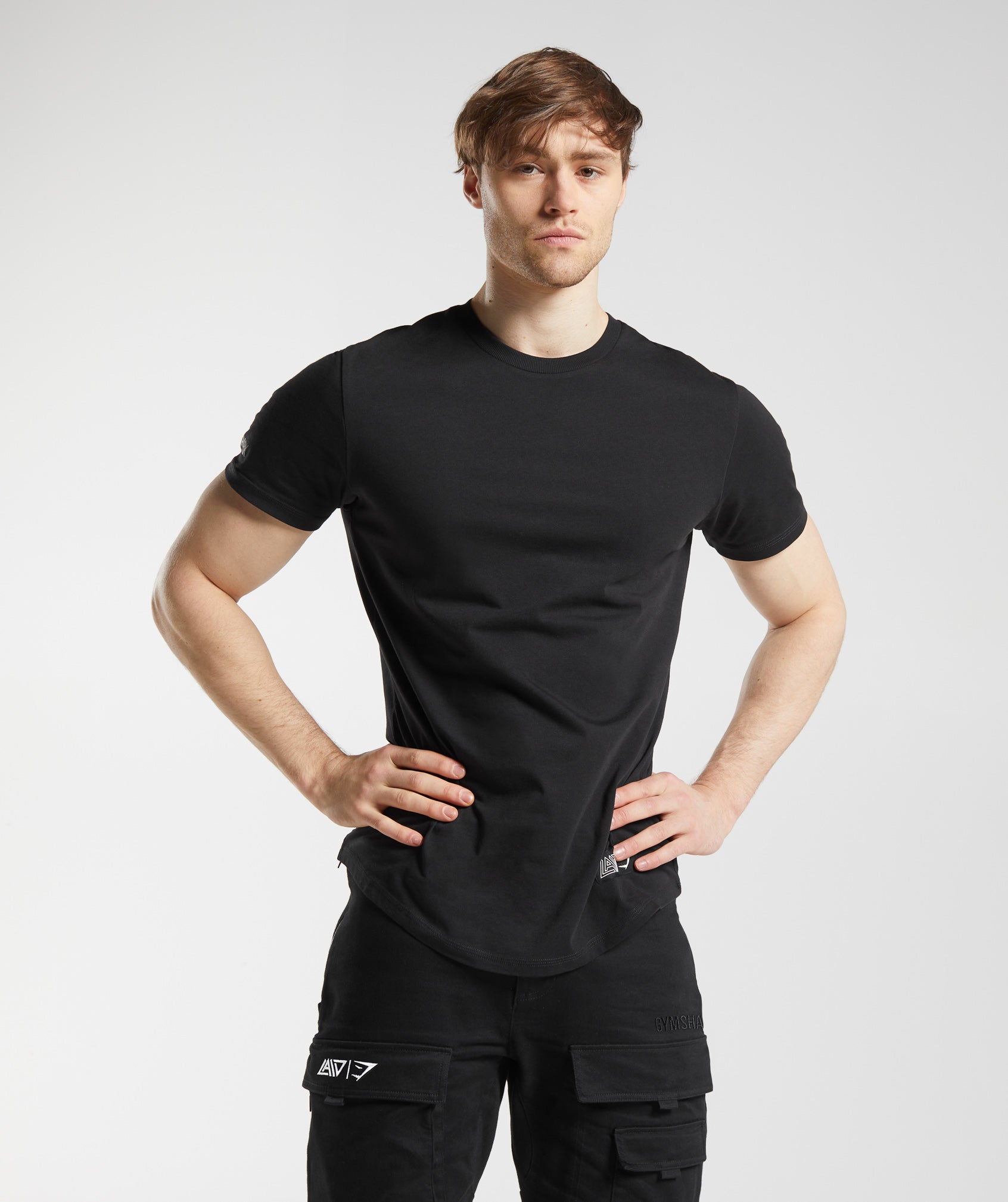 Gymshark GS x David Laid T-Shirt - Black