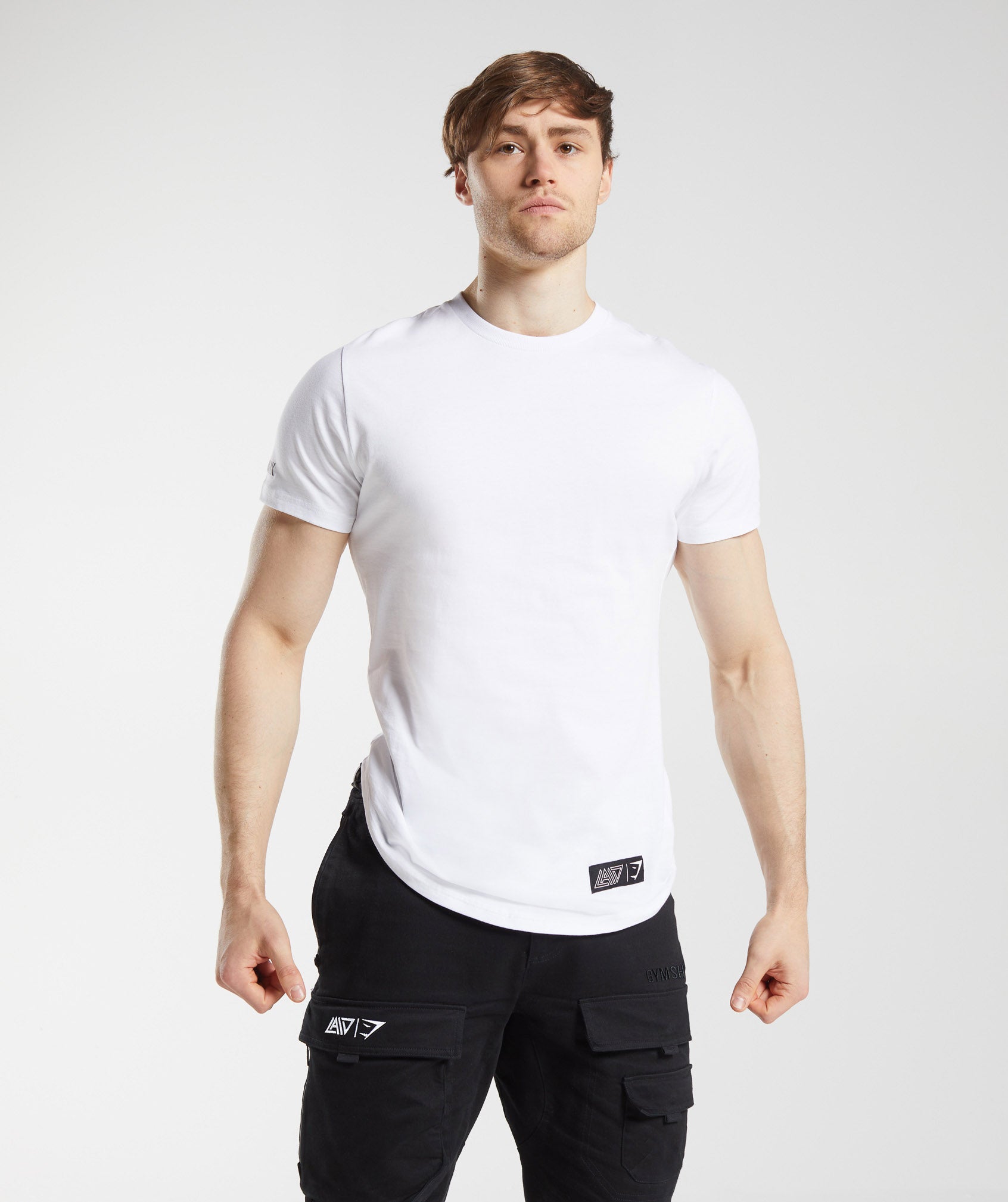 Gymshark GS x David Laid T-Shirt - White