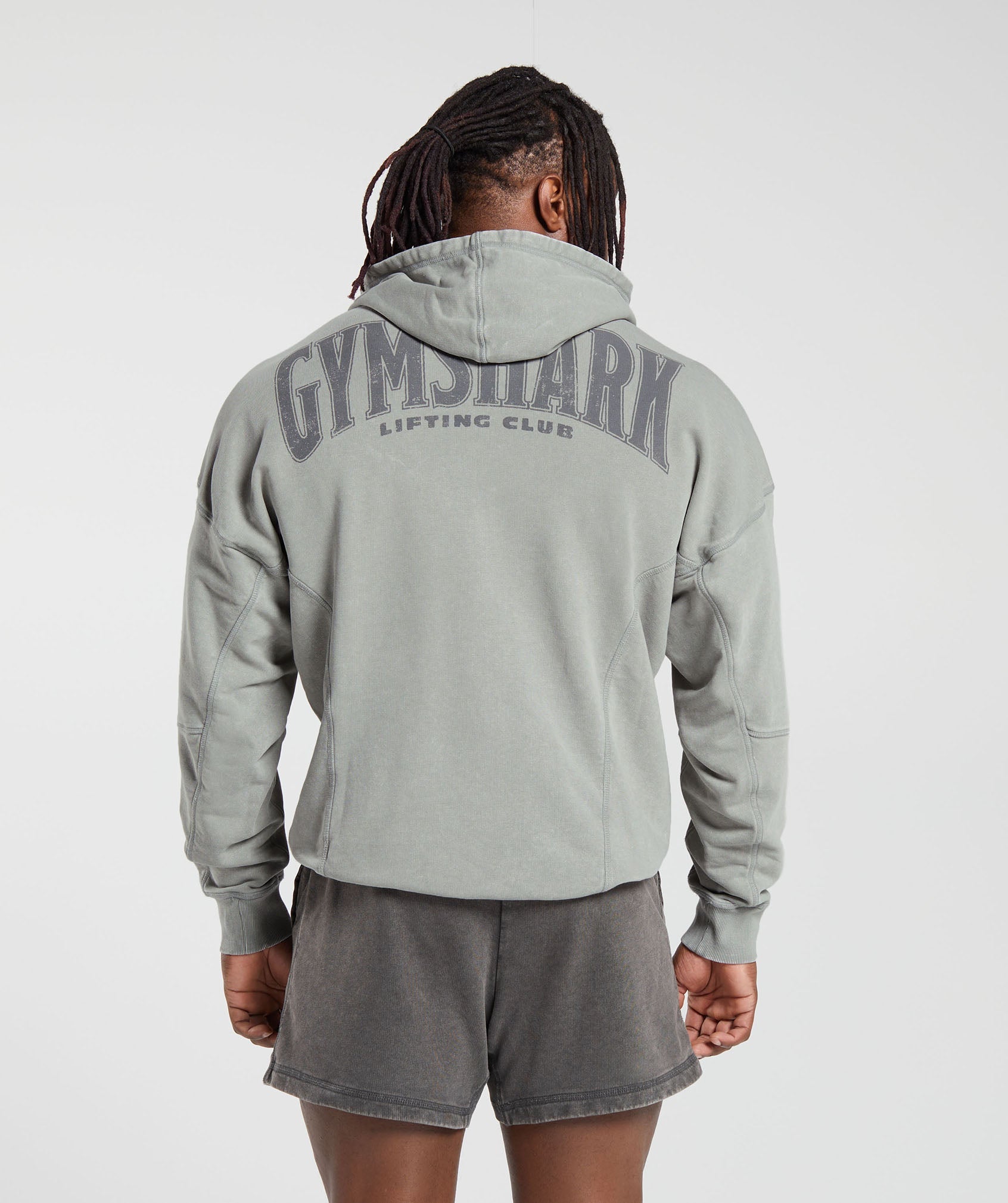 Gymshark Heritage Washed Hoodie - Smokey Grey