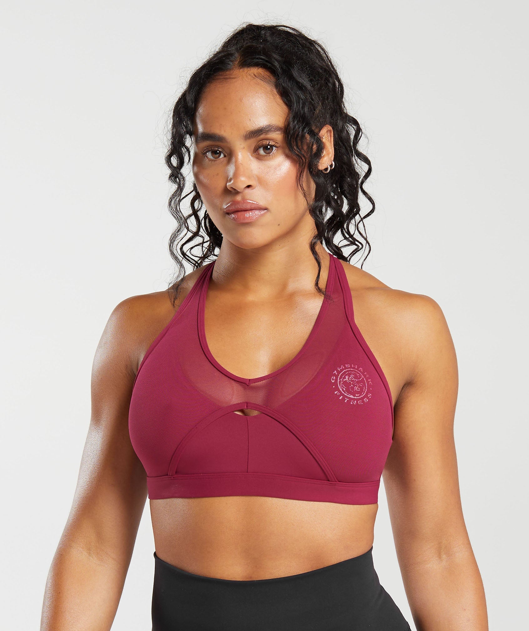 Gymshark Legacy T-Bar Sports Bra - Raspberry Pink