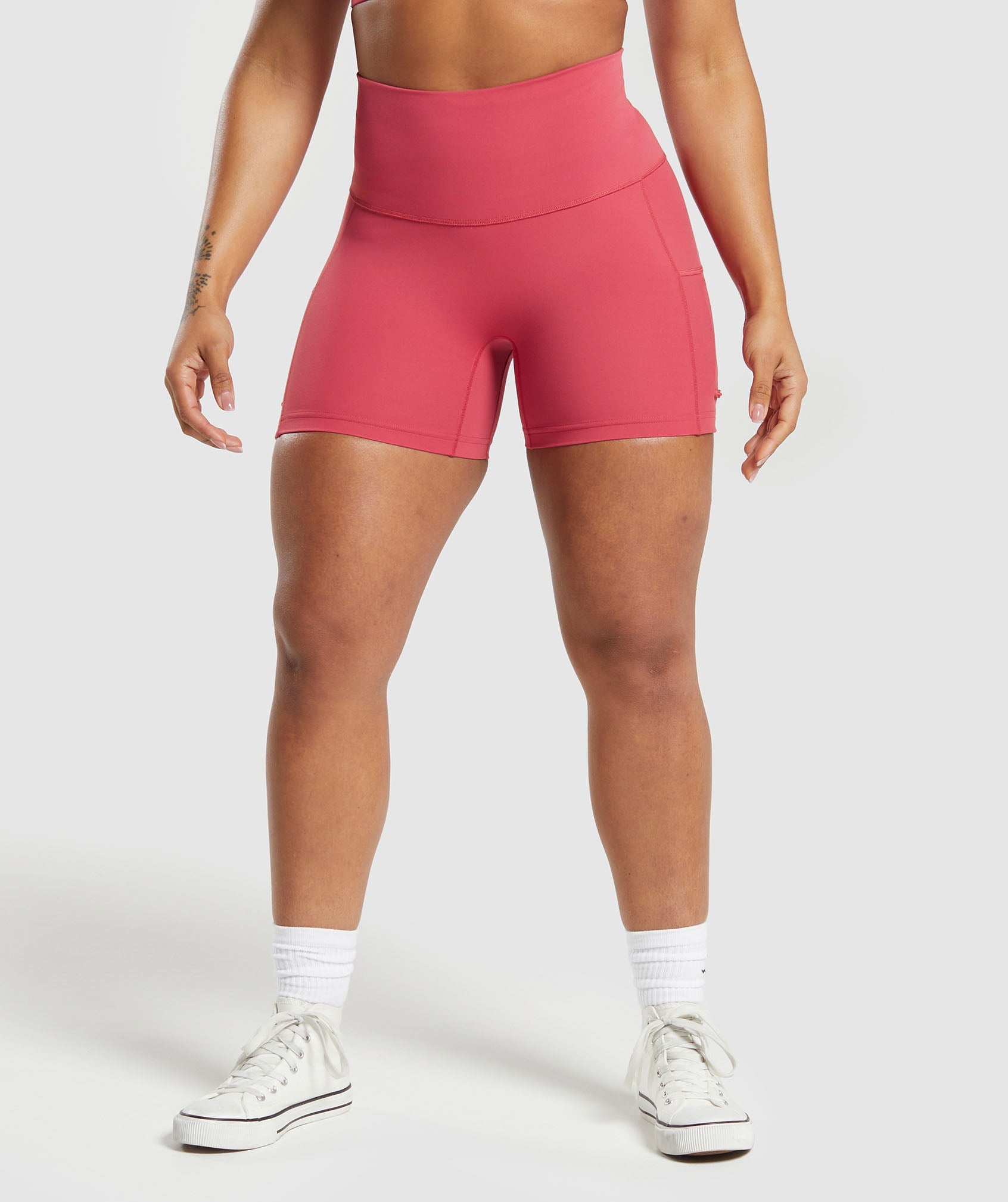 Gymshark Legacy Tight Shorts - Vintage Pink