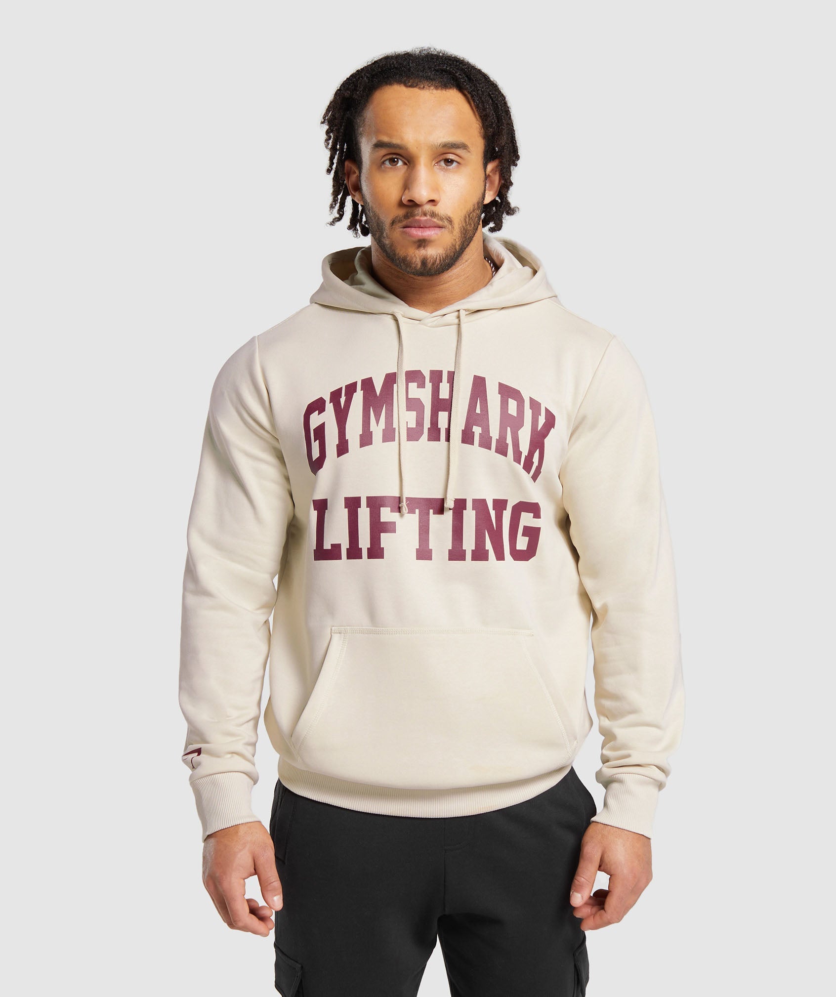 Gymshark Lifting Club Hoodie - Ecru White