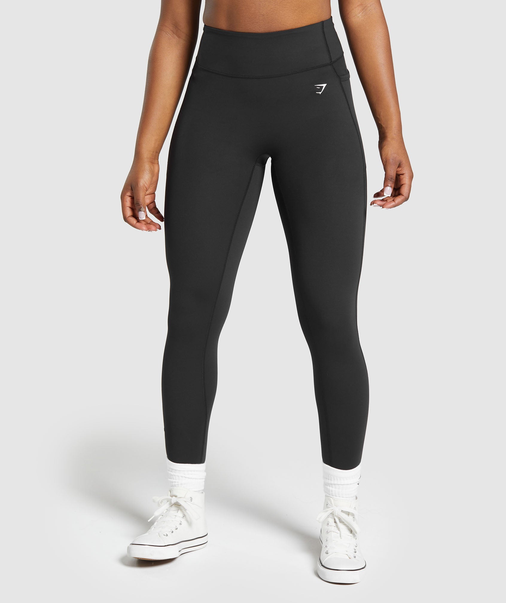 Gymshark Studio Womens Long Training Tights - Black – Start Fitness