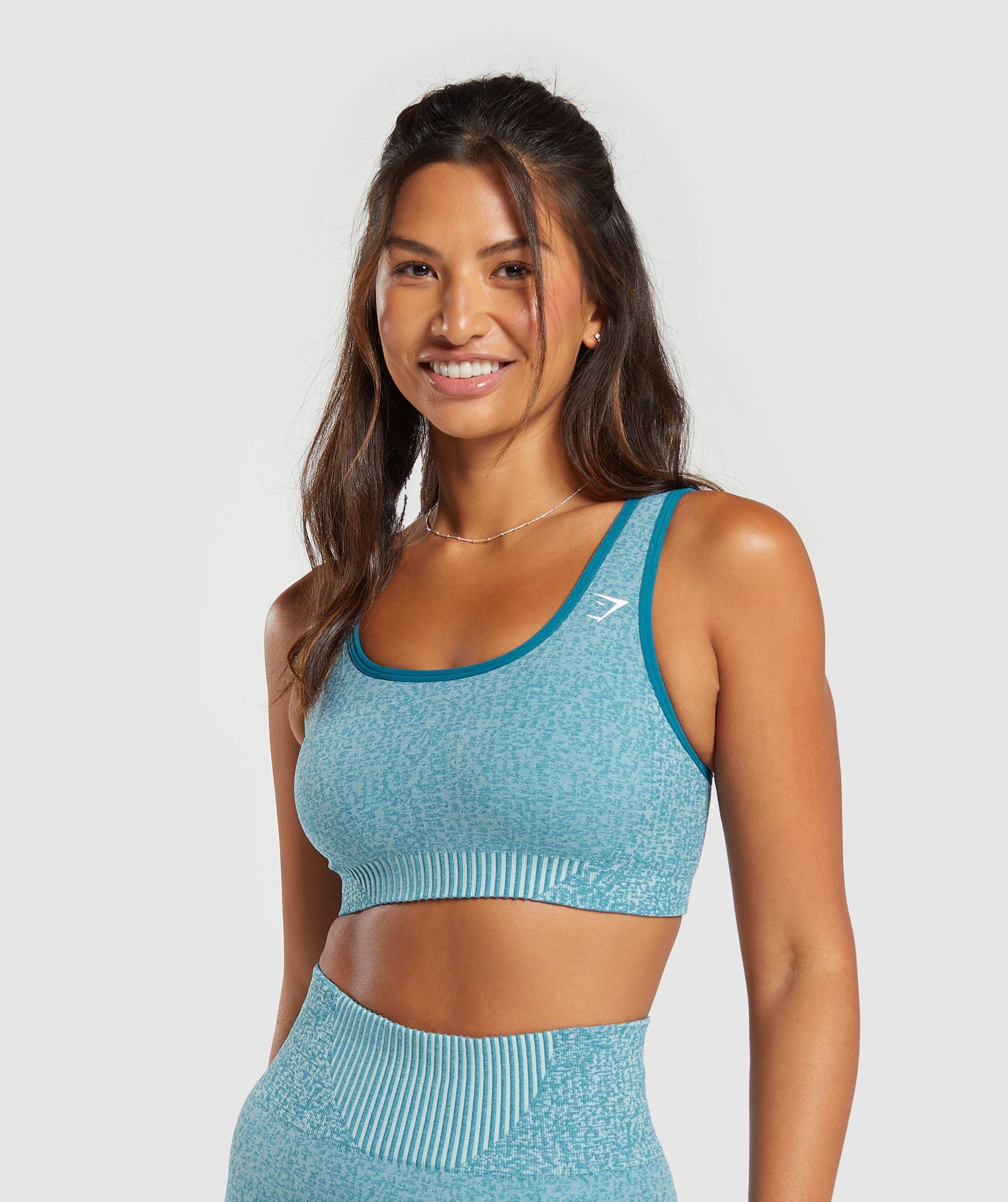 Marl Seamless Scoop Bra