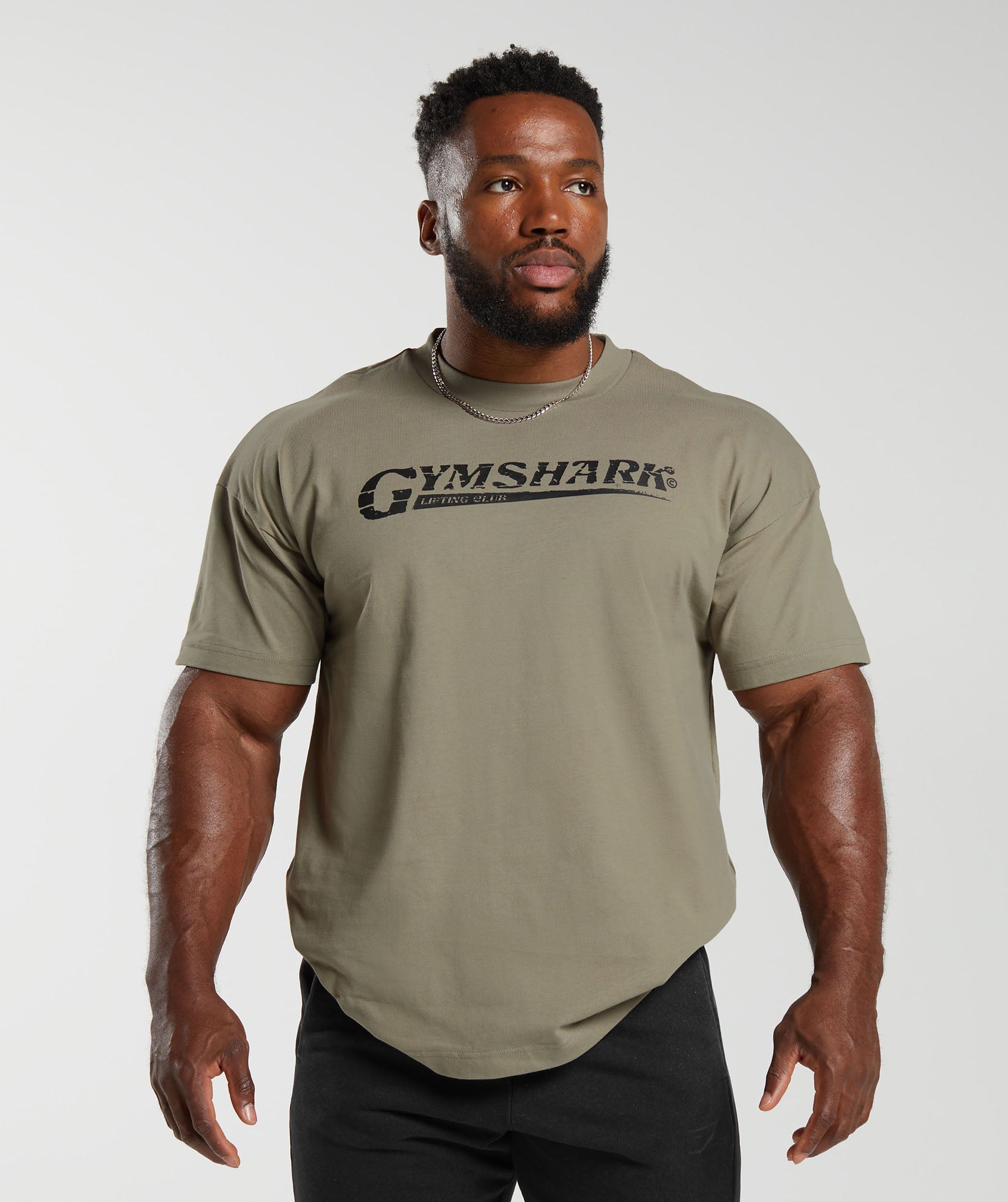 Gymshark Pump Cover T-Shirt - Linen Brown