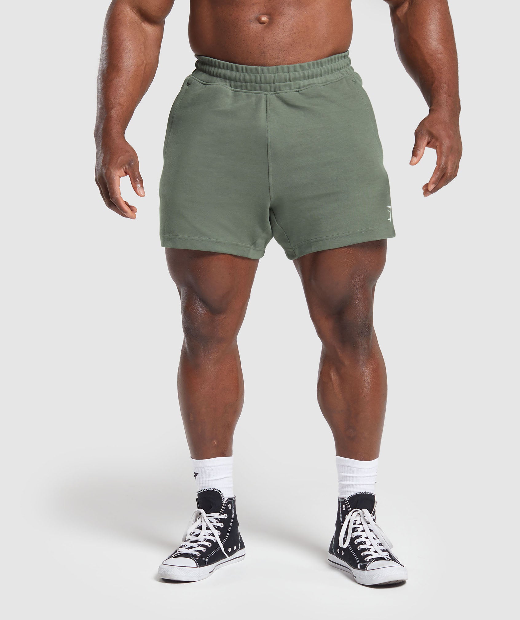 Gymshark React 5 Shorts - Dusk Green