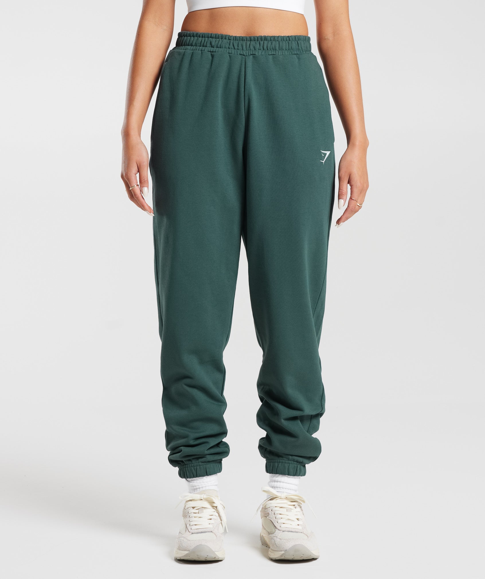 Gymshark Training Fleece Joggers - Fog Green