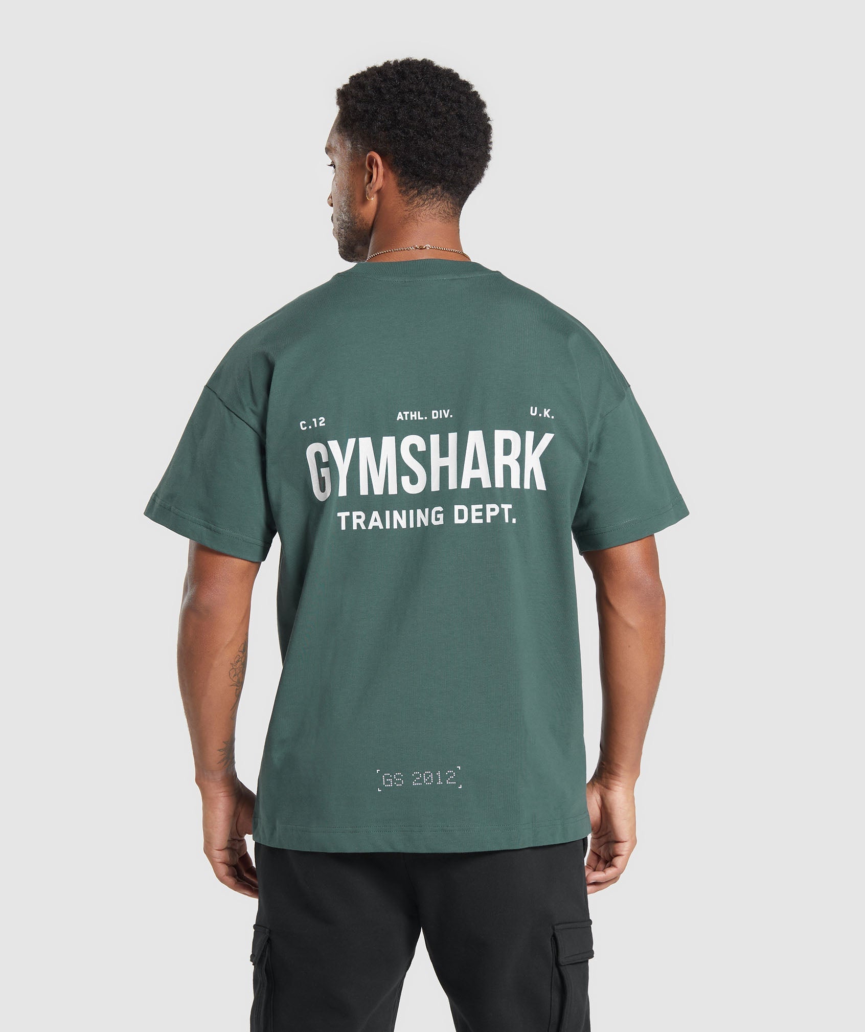 Gymshark Training Dept. T-Shirt - Fog Green