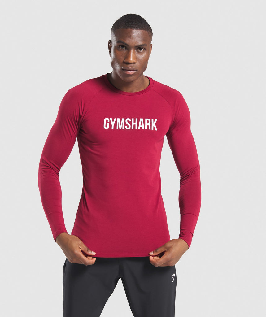 burgundy red t shirt