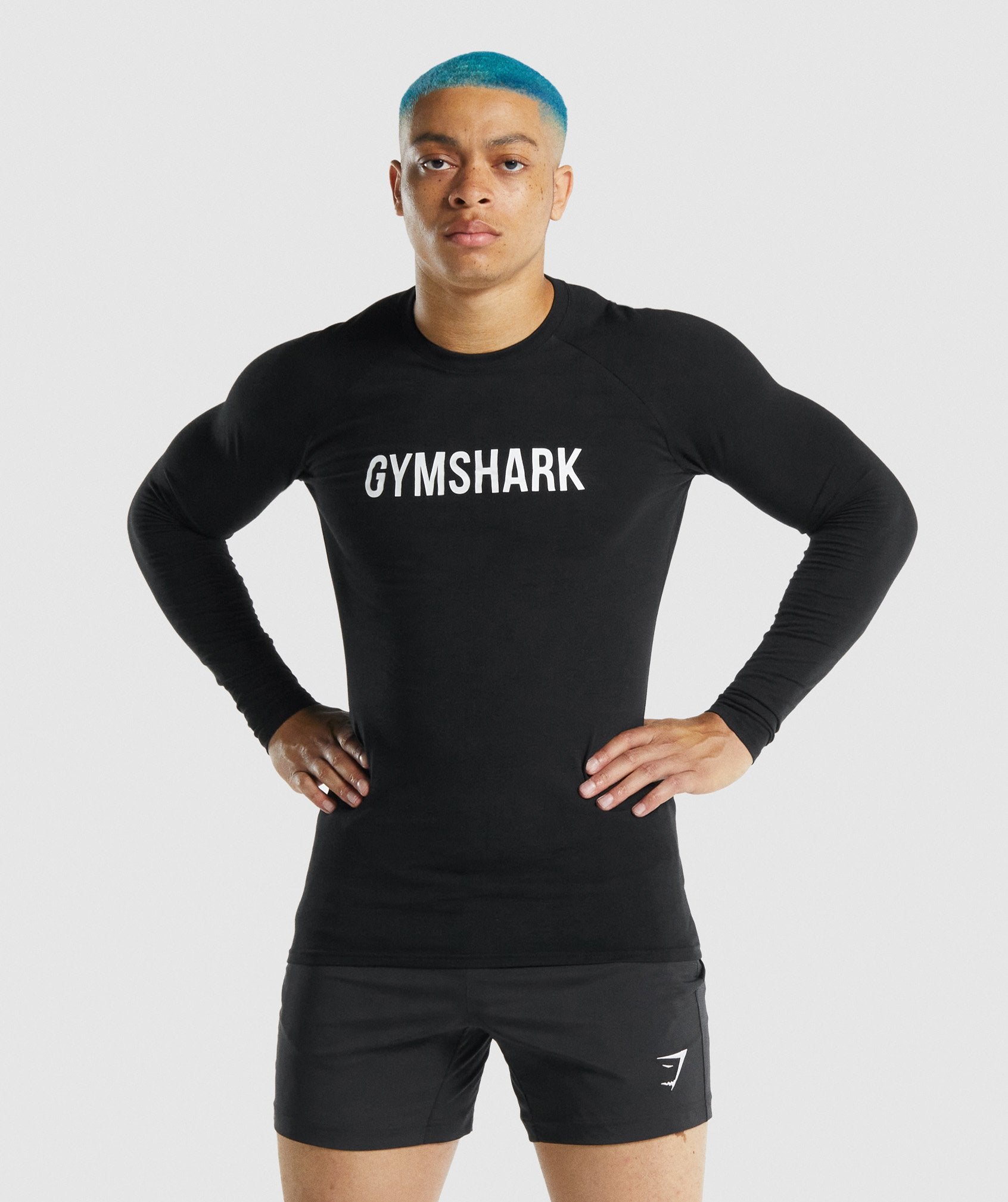 Gymshark Gymshark compression shirt black size: Small