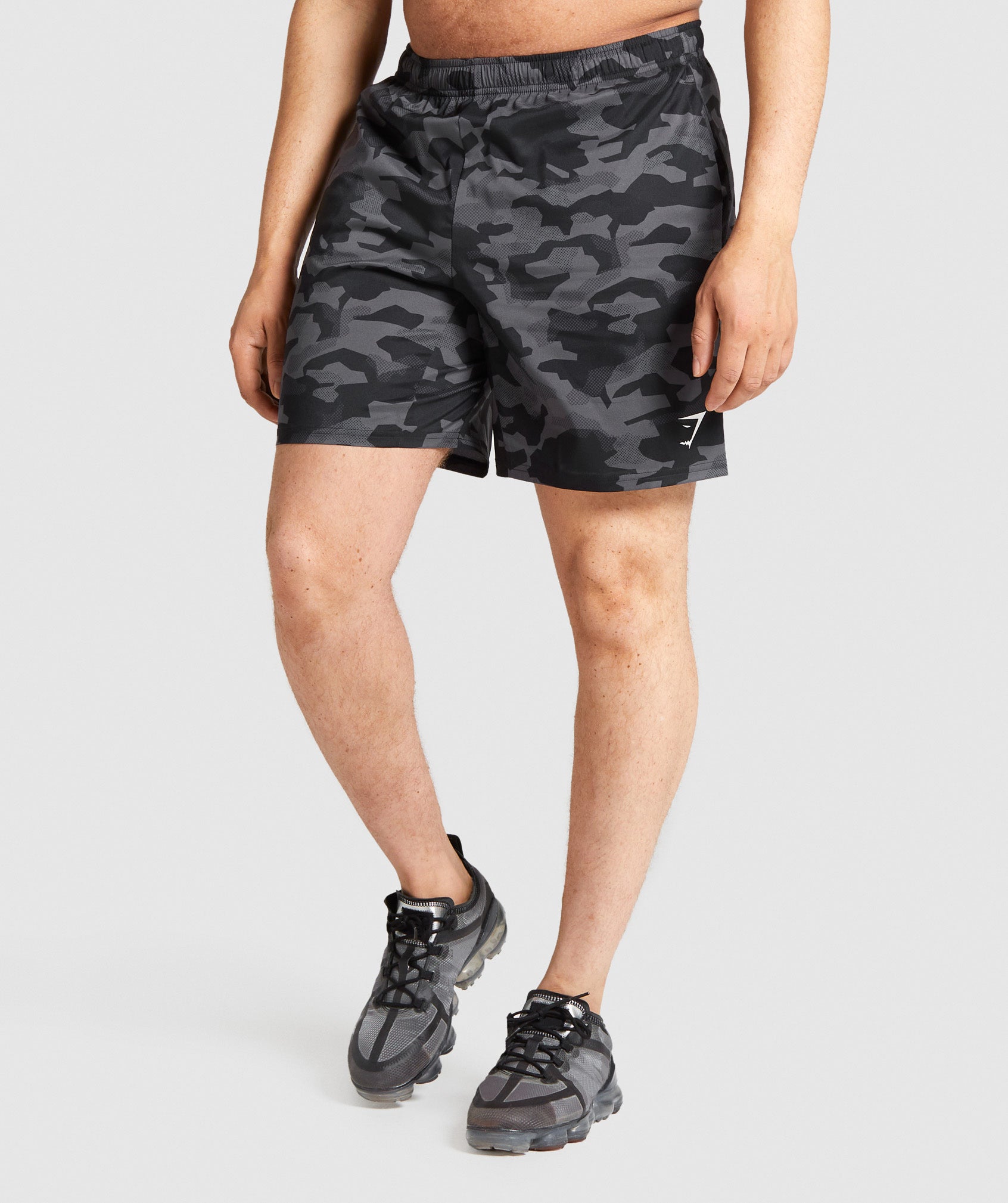 (New) Camo Shorts - Black