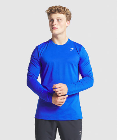 blue raglan shirt