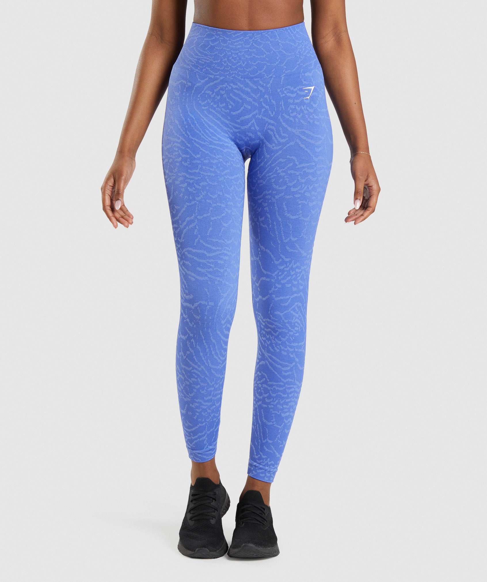 Gymshark, Intimates & Sleepwear, Gymshark Womens Adapt Animal Seamless  Sports Bra Size Medium Blue Cheetah Print