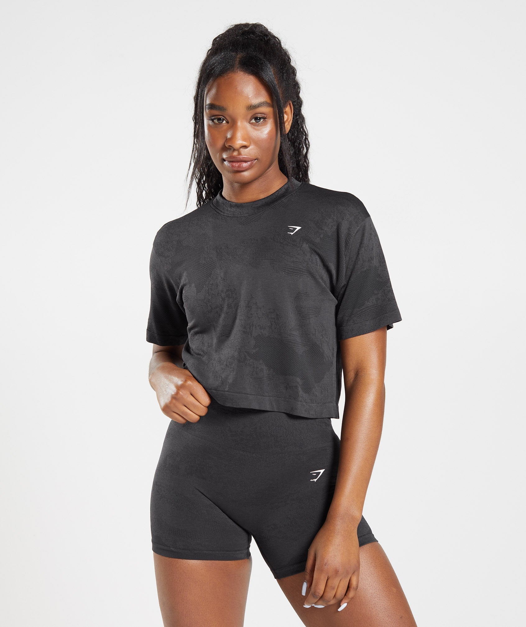 Adapt Camo Seamless Crop Top