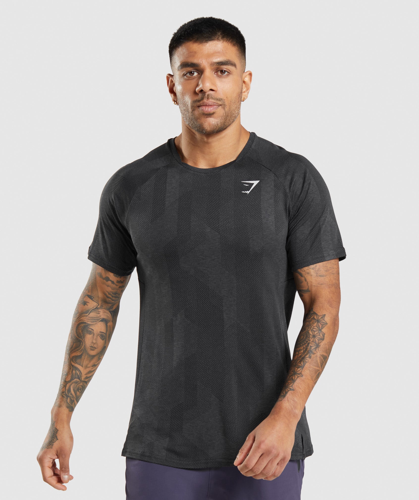 Gymshark Apex Seamless T-Shirt - Court Blue/Onyx Grey – Client 446 100K  products