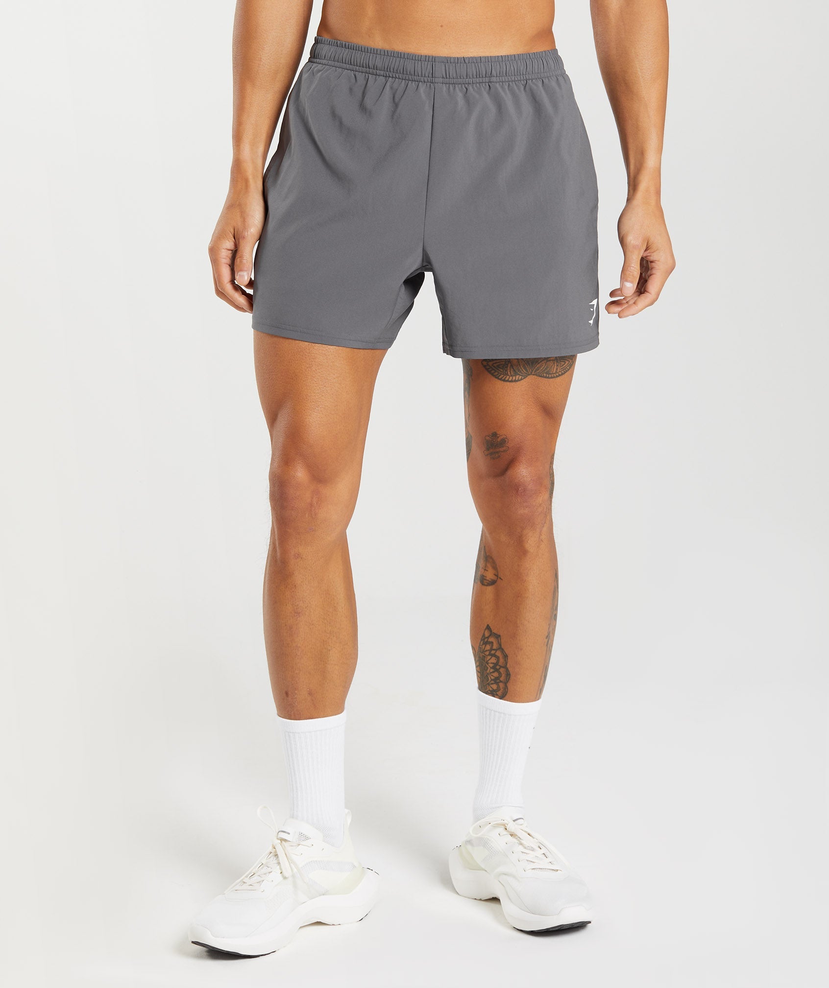 Gymshark Arrival 5 Shorts - Silhouette Grey