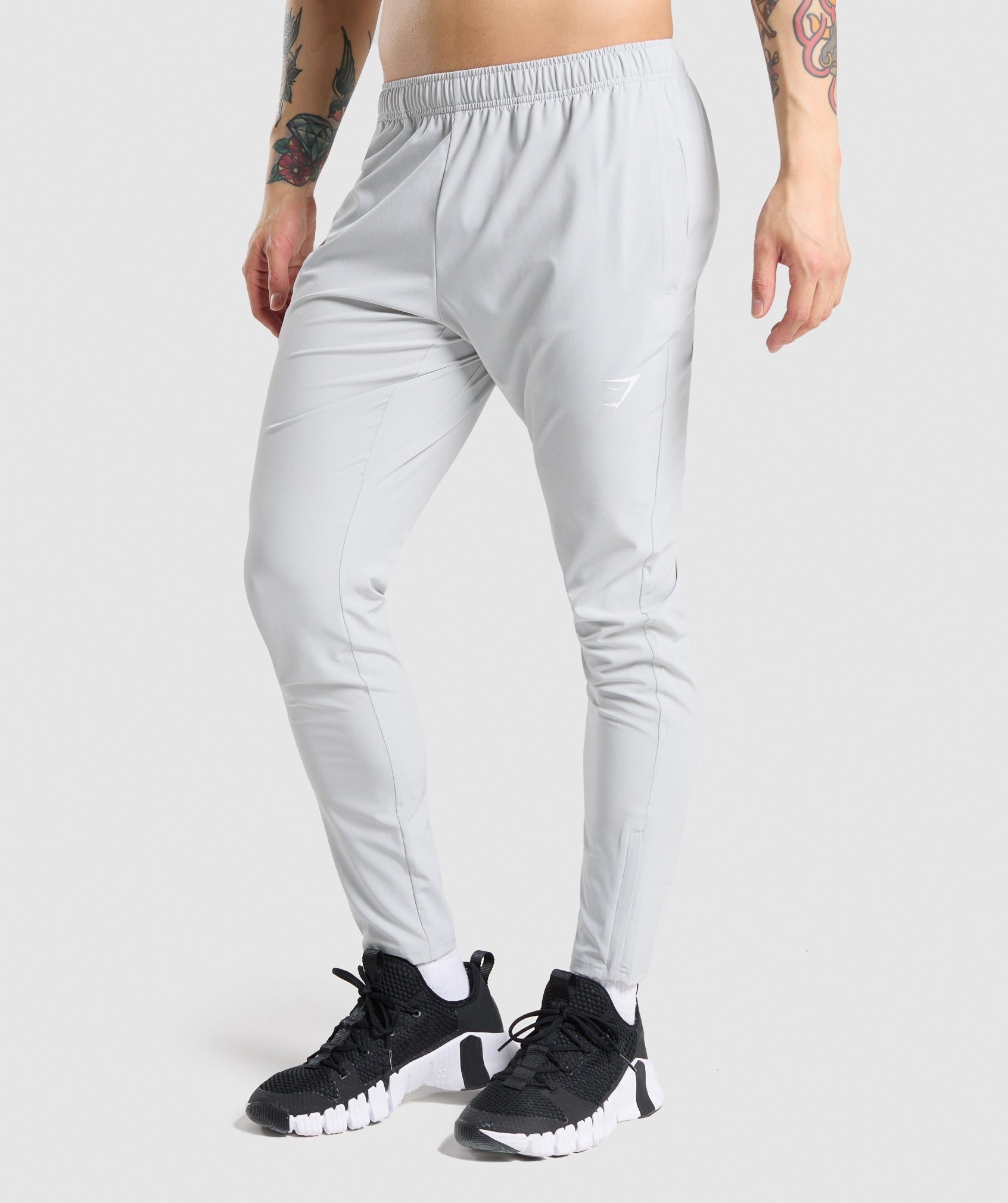 Gymshark Mens L Arrival Woven Joggers Silhouette Grey A2A1N