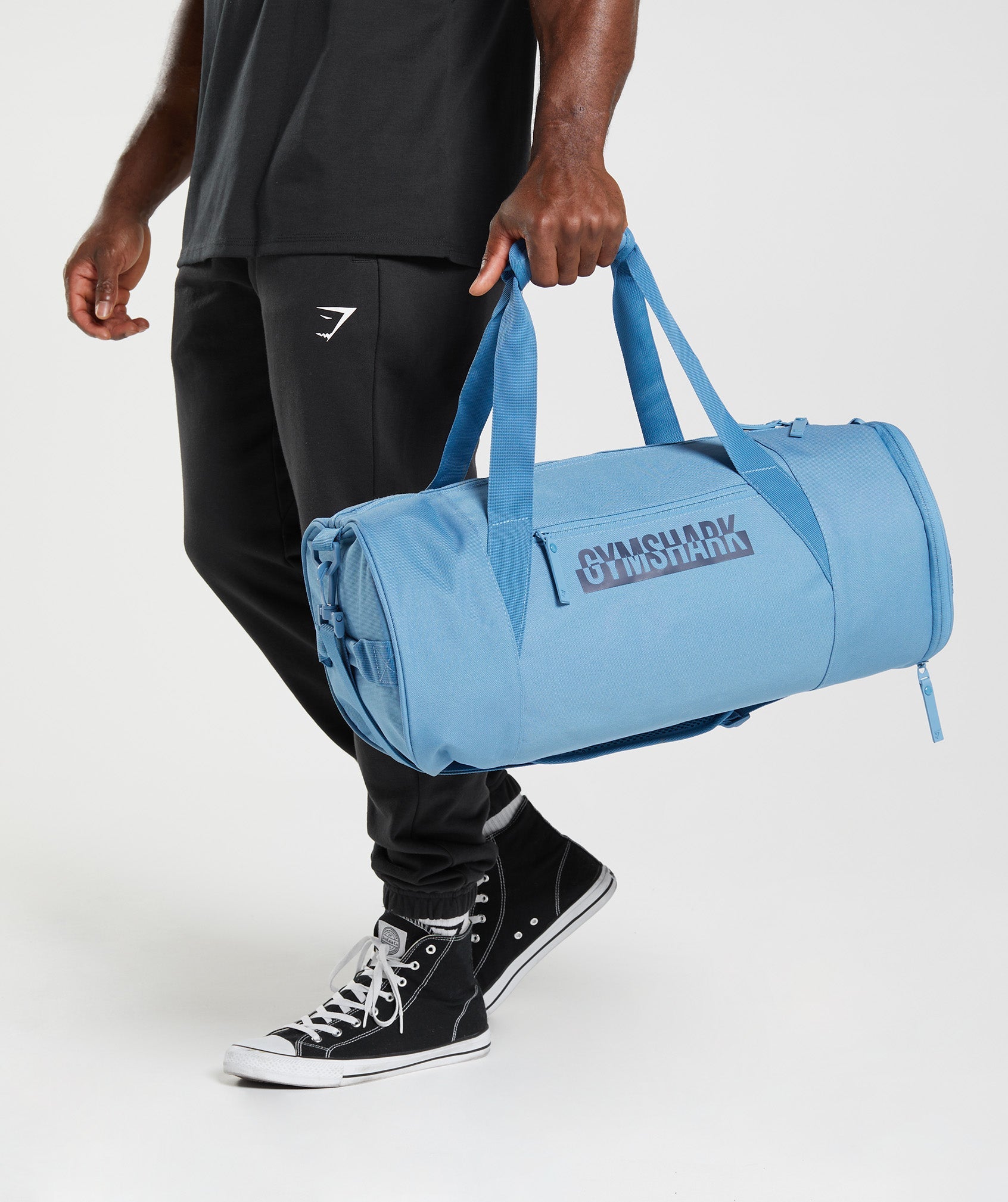 Gymshark Bold Barrel Bag - Coastal Blue