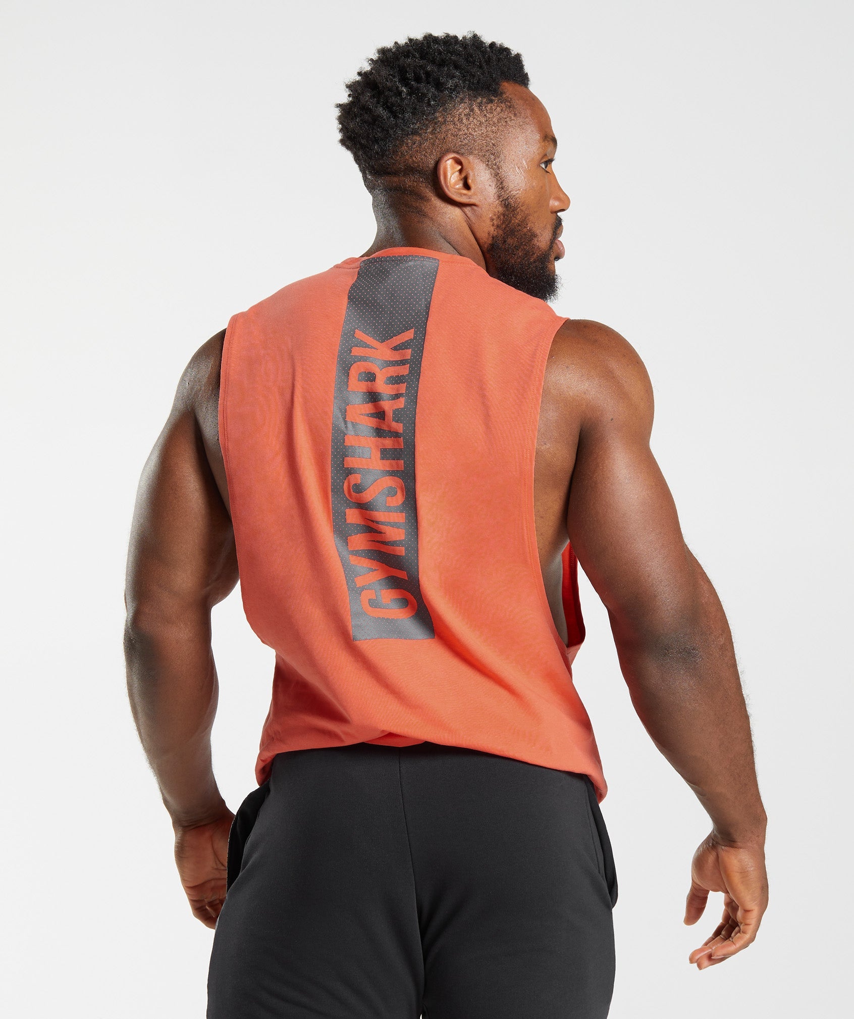 Gymshark Bold Drop Arm Tank - Aerospace Orange