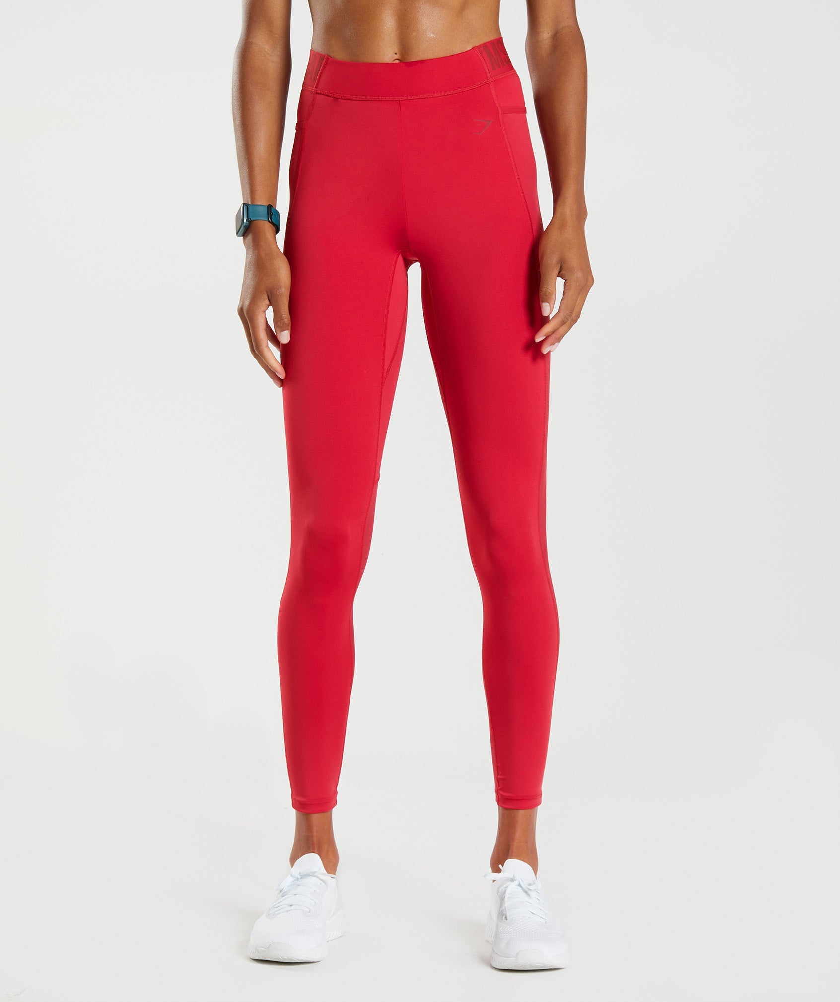 Gymshark red gym leggings - Gem