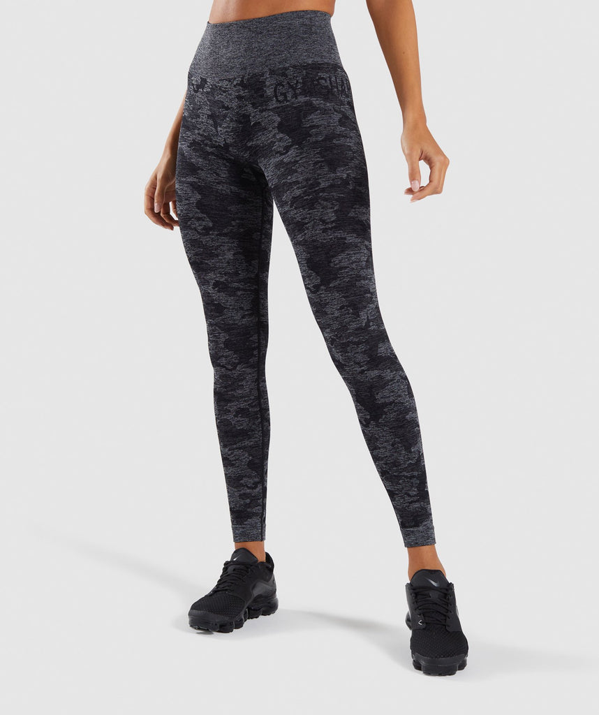 camouflage sports leggings