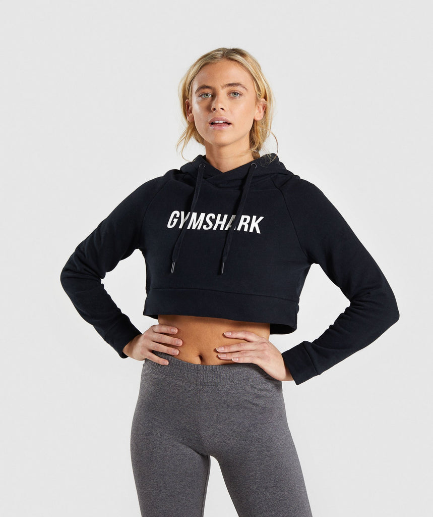 tight cropped hoodie