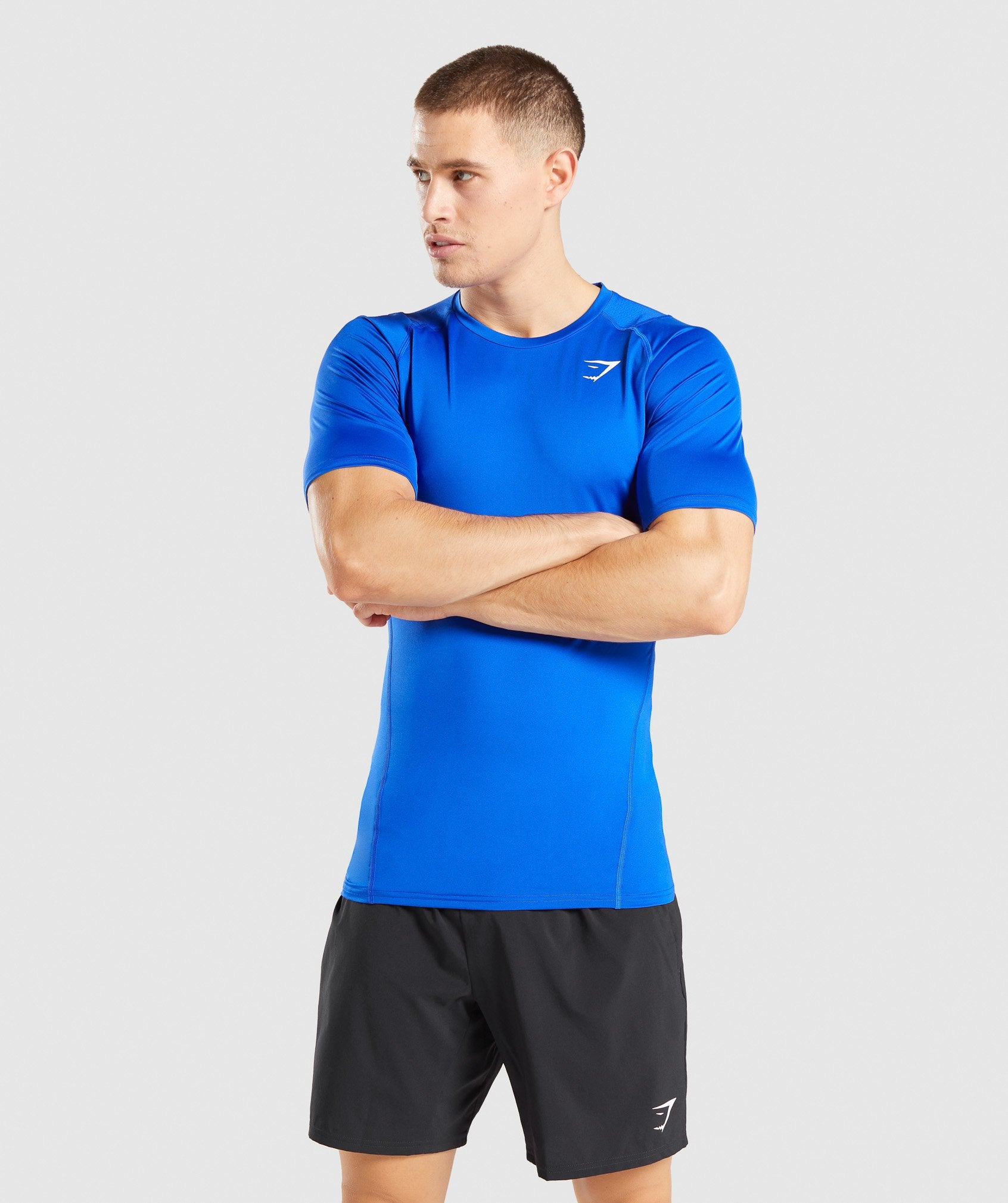 Gymshark Element Baselayer T-Shirt - Evening Blue