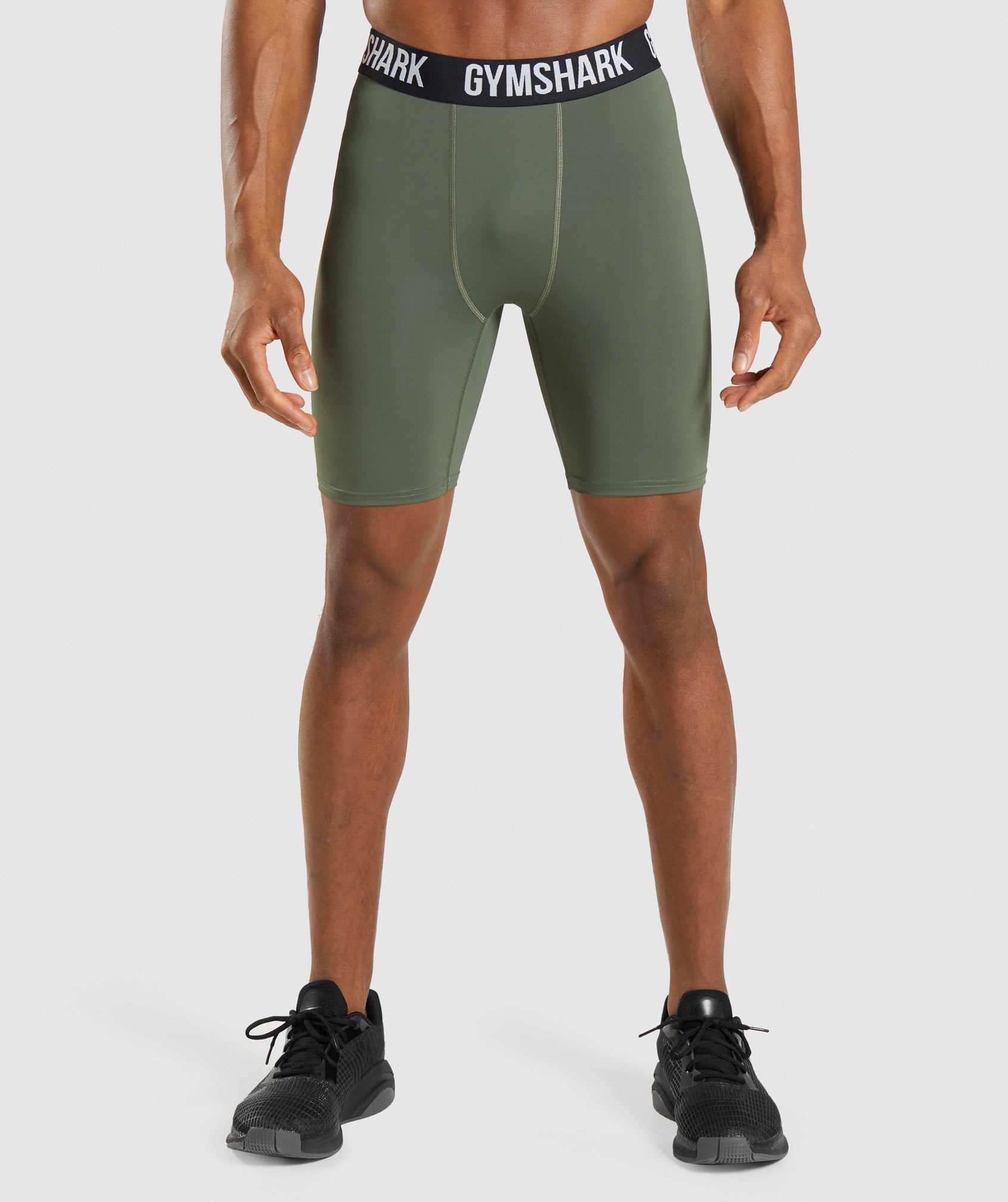 Gymshark Element Baselayer Shorts - Core Olive