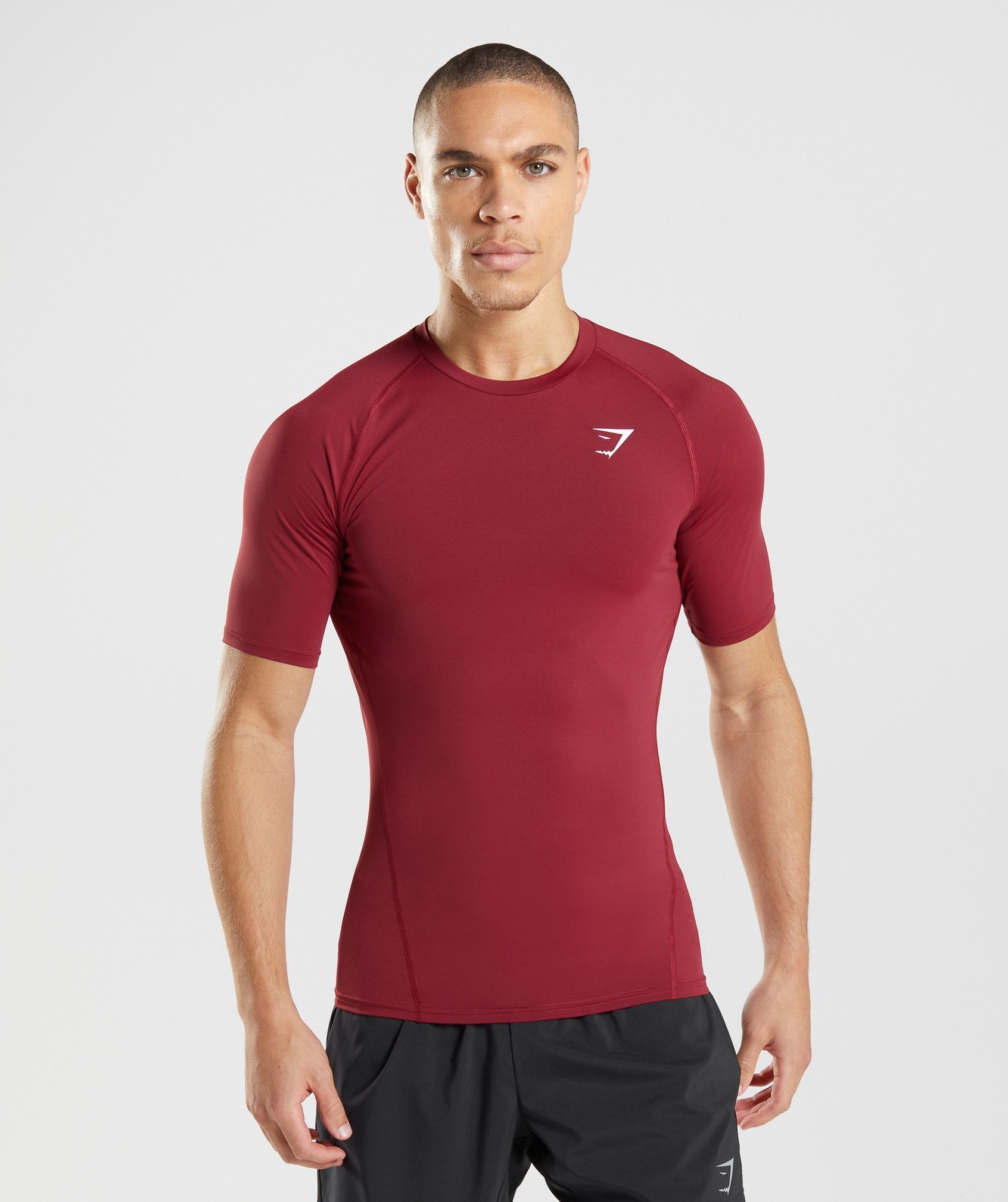 Gymshark Element Baselayer T-Shirt - Burgundy