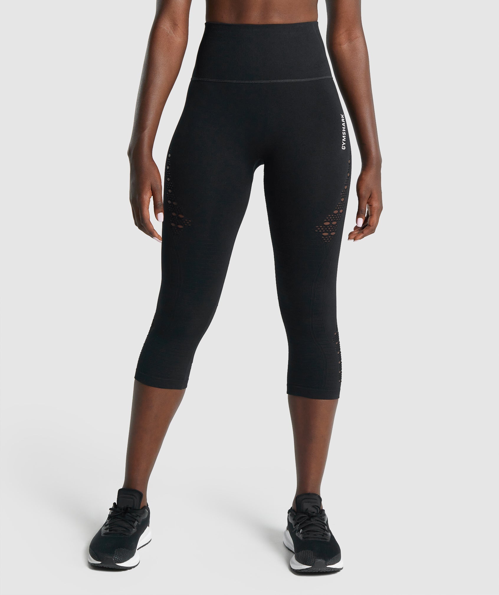 Gymshark Energy Seamless Womens Long Training Tights - Brown