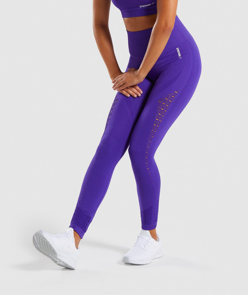 Gymshark Energy Seamless Leggings Indigo 1 3836