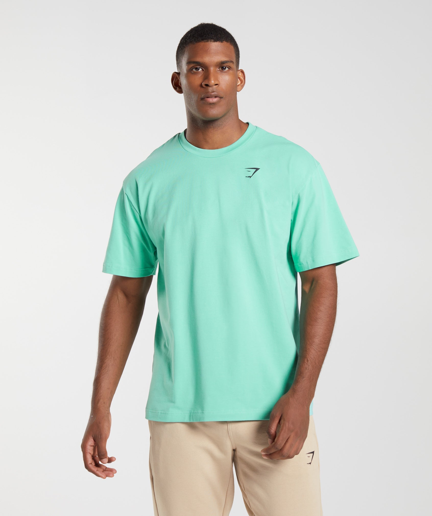 Gymshark Essential Oversized T-Shirt - Oxidized Green