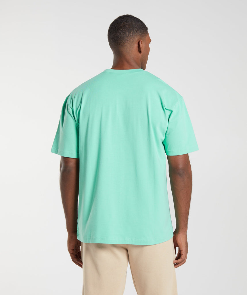 Gymshark Oversized T-Shirt - Oxidized Green | Gymshark