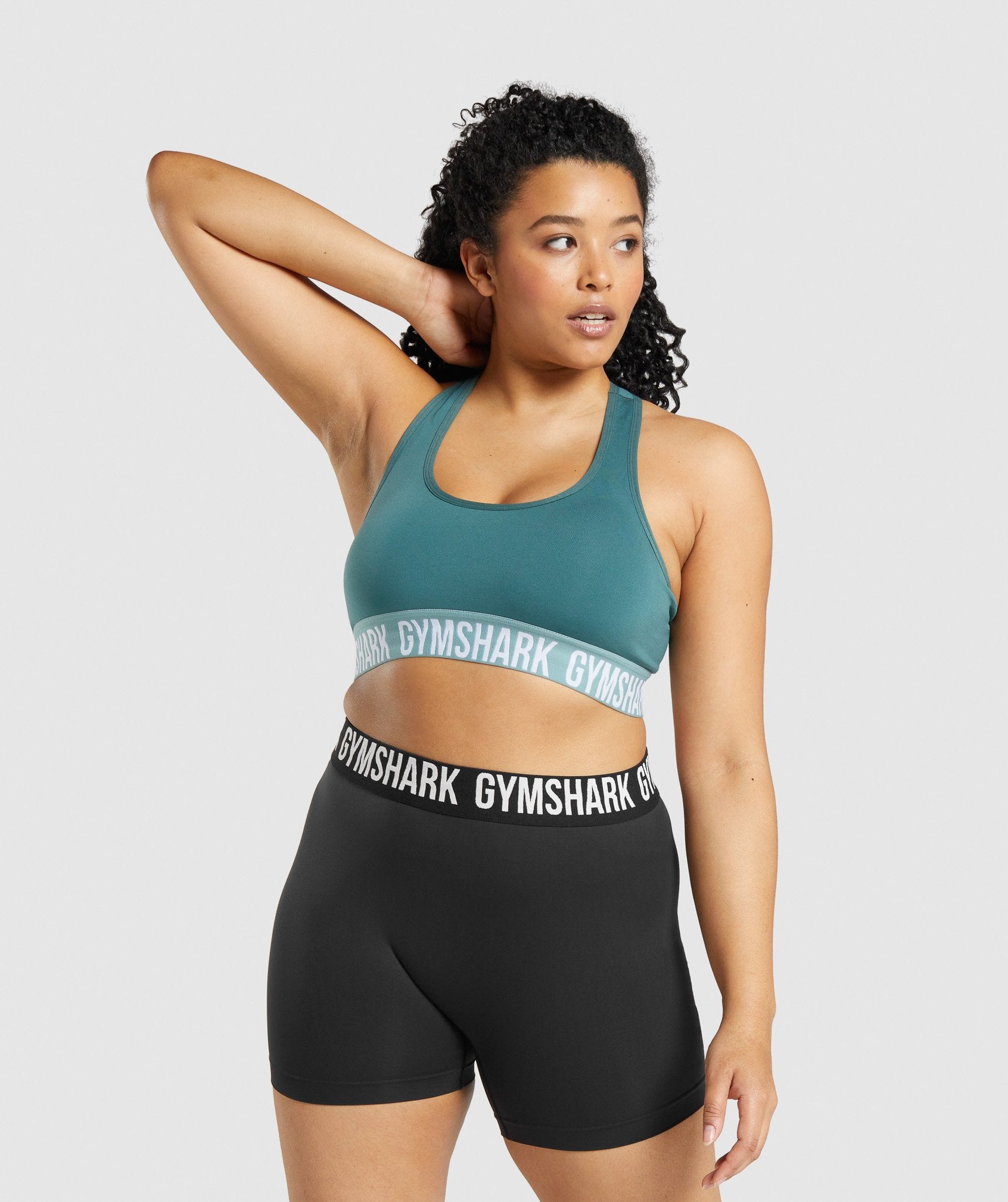 Gymshark  Dark Green Racer Back Sports Bra - Size Medium in 2023