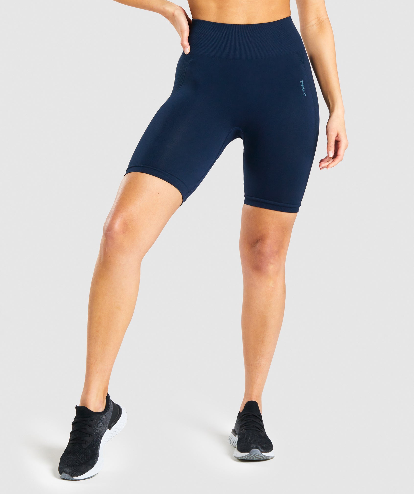 Navy cycling 2025 shorts womens