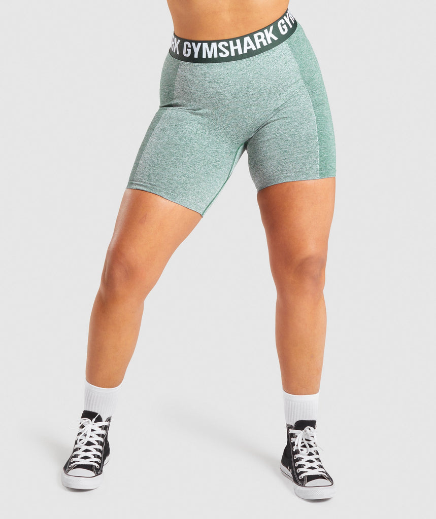 Gymshark Flex Shorts - Dark Green Marl